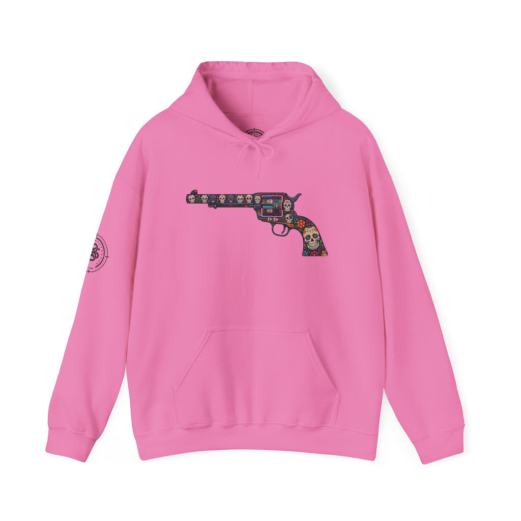 Sugar Skull Revolver Graphic Hoodie