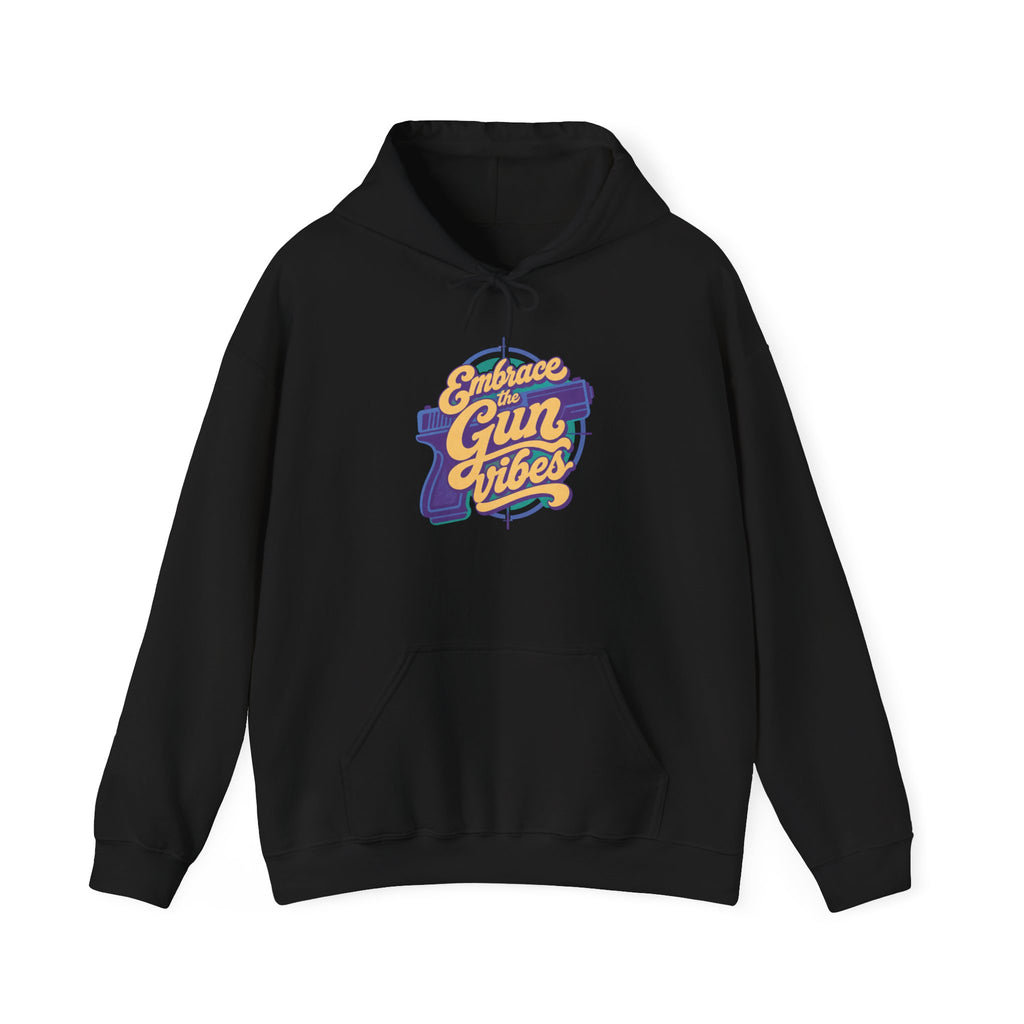 Embrace Gun Vibes Hoodie — Retro