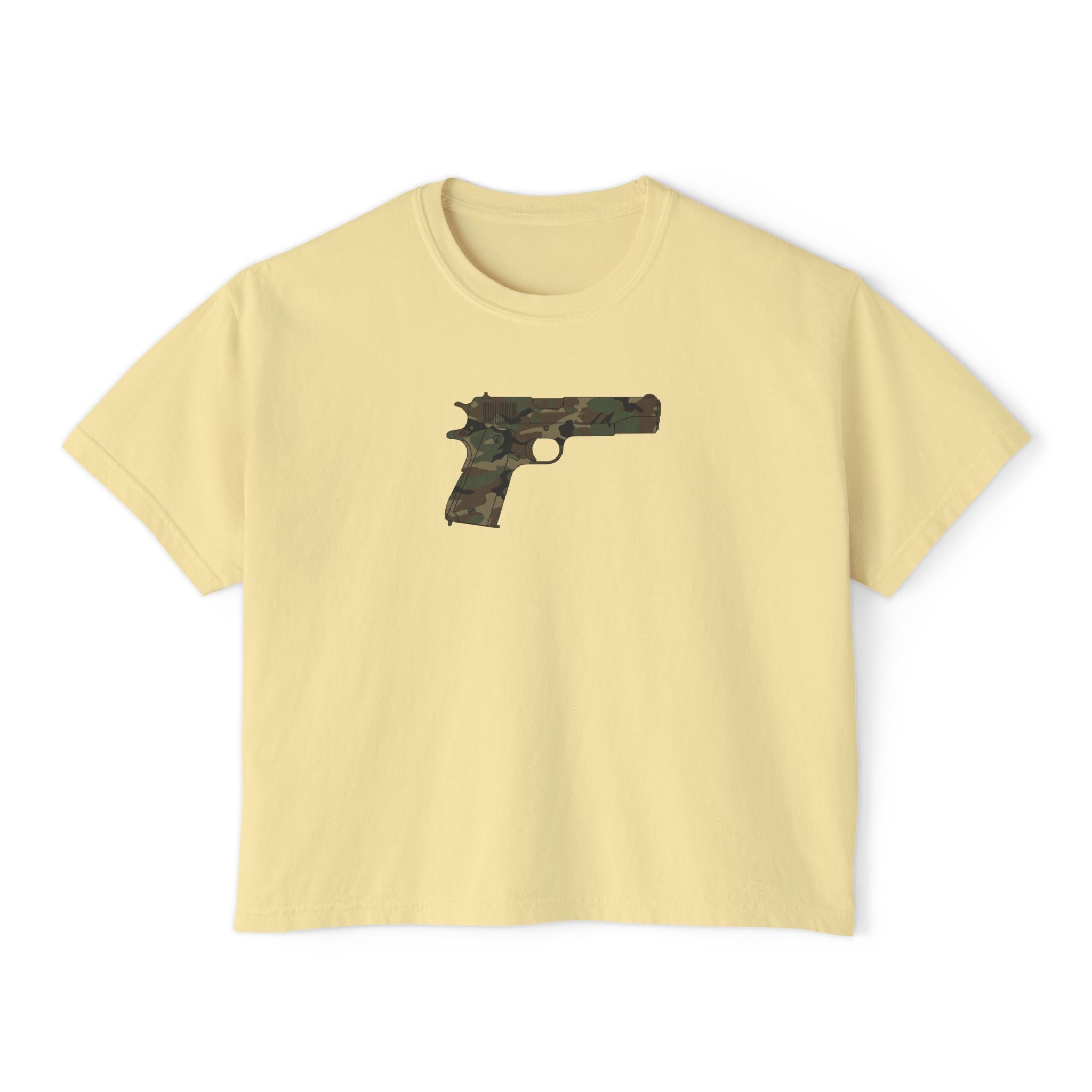 The Camo Collection- Pistol- Women's Boxy T's
