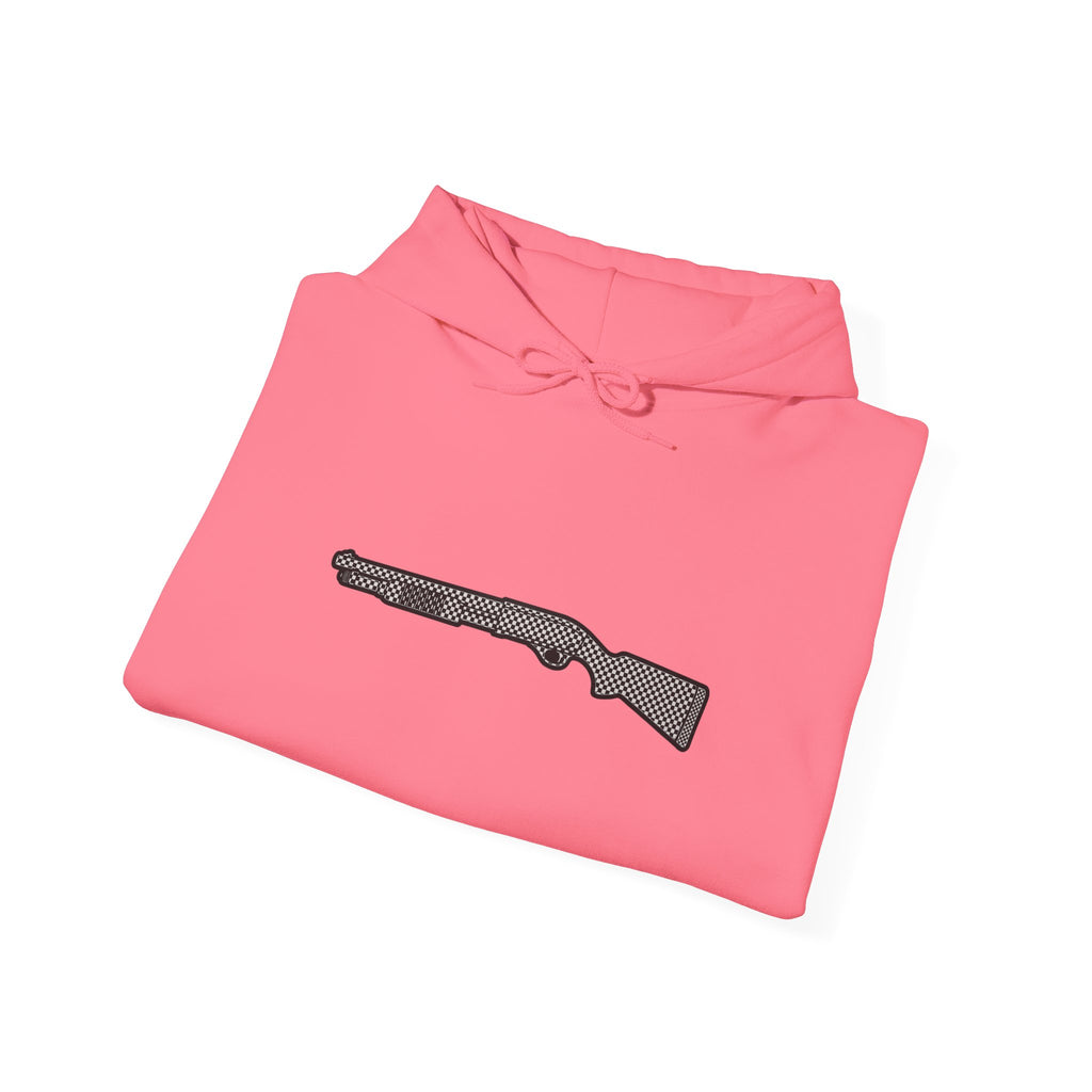 Checkered Shotgun Graphic Hoodie