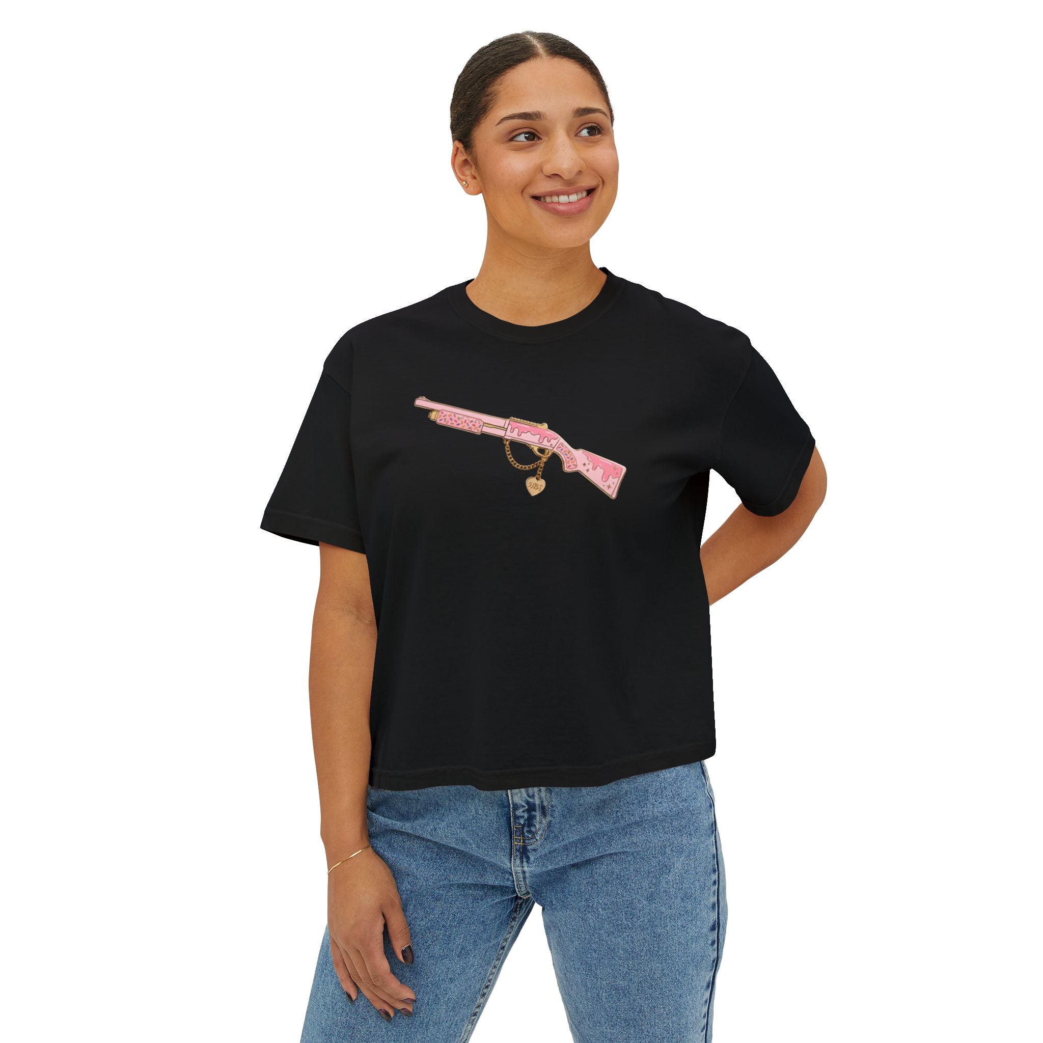 The Signature Sprinkles Collection- Shotgun- Women's Boxy Tee