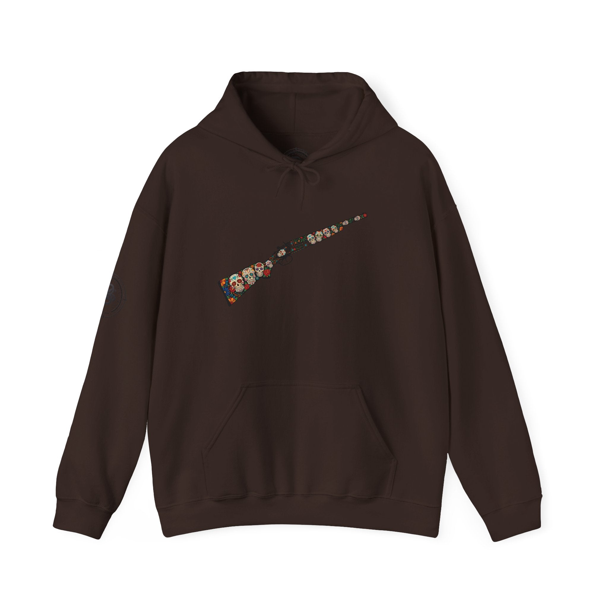Sugar Skull Shotgun Graphic Hoodie