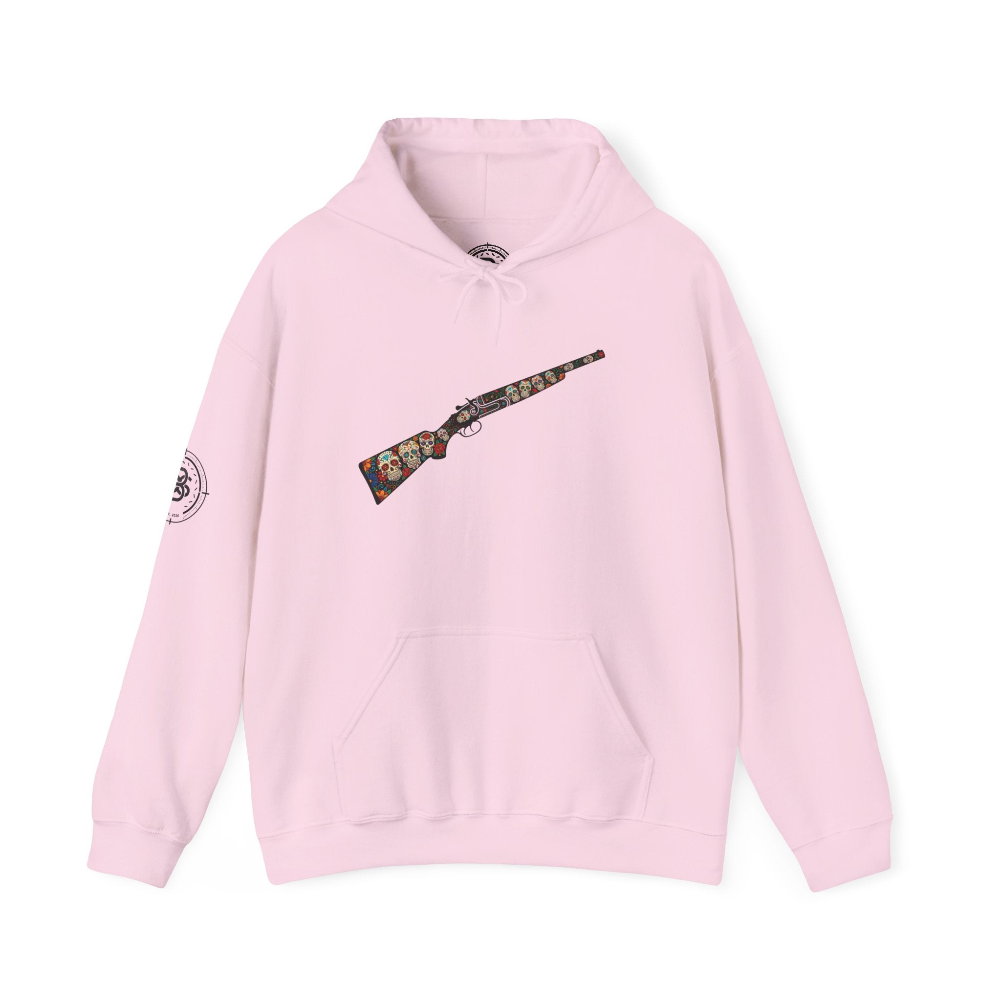 Sugar Skull Shotgun Graphic Hoodie