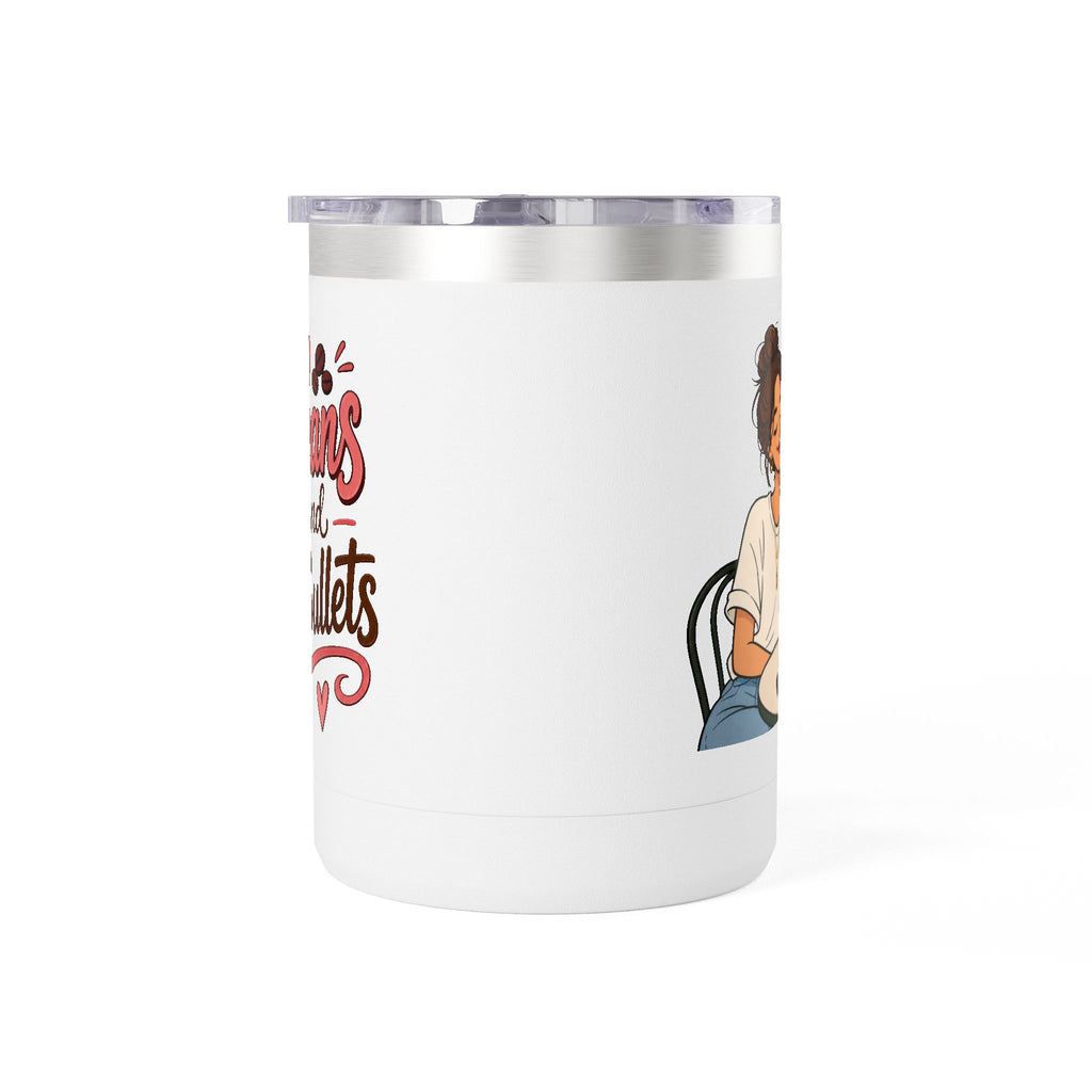 Beans and Bullets-15oz Travel Mug Tumbler
