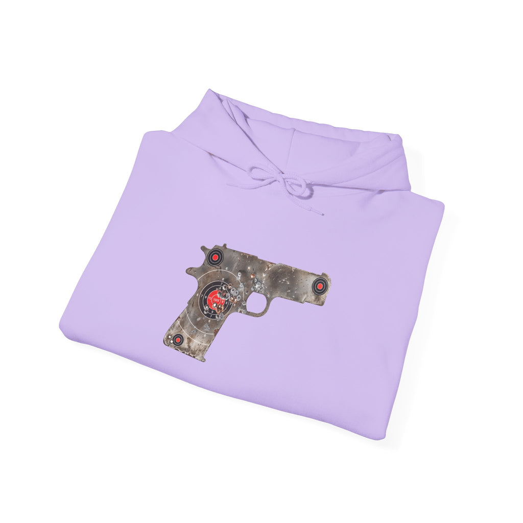 Vintage Metal Pistol Graphic Hoodie