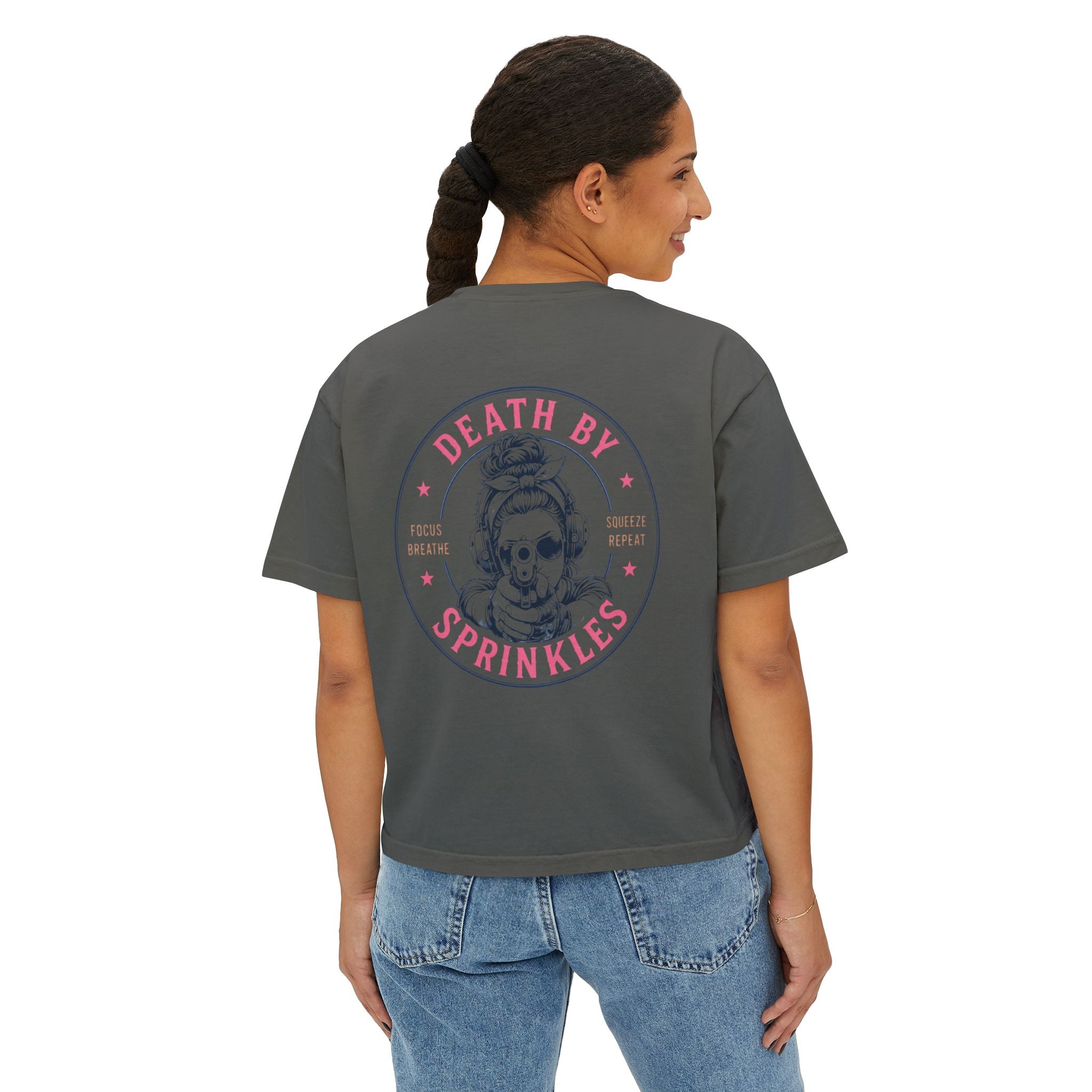 Death By Sprinkles-Women’s Crop T-Shirt