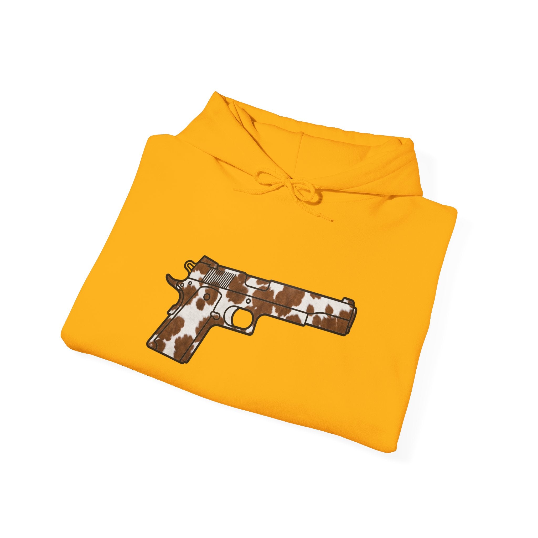 Cowhide Pistol Silhouette Hoodie