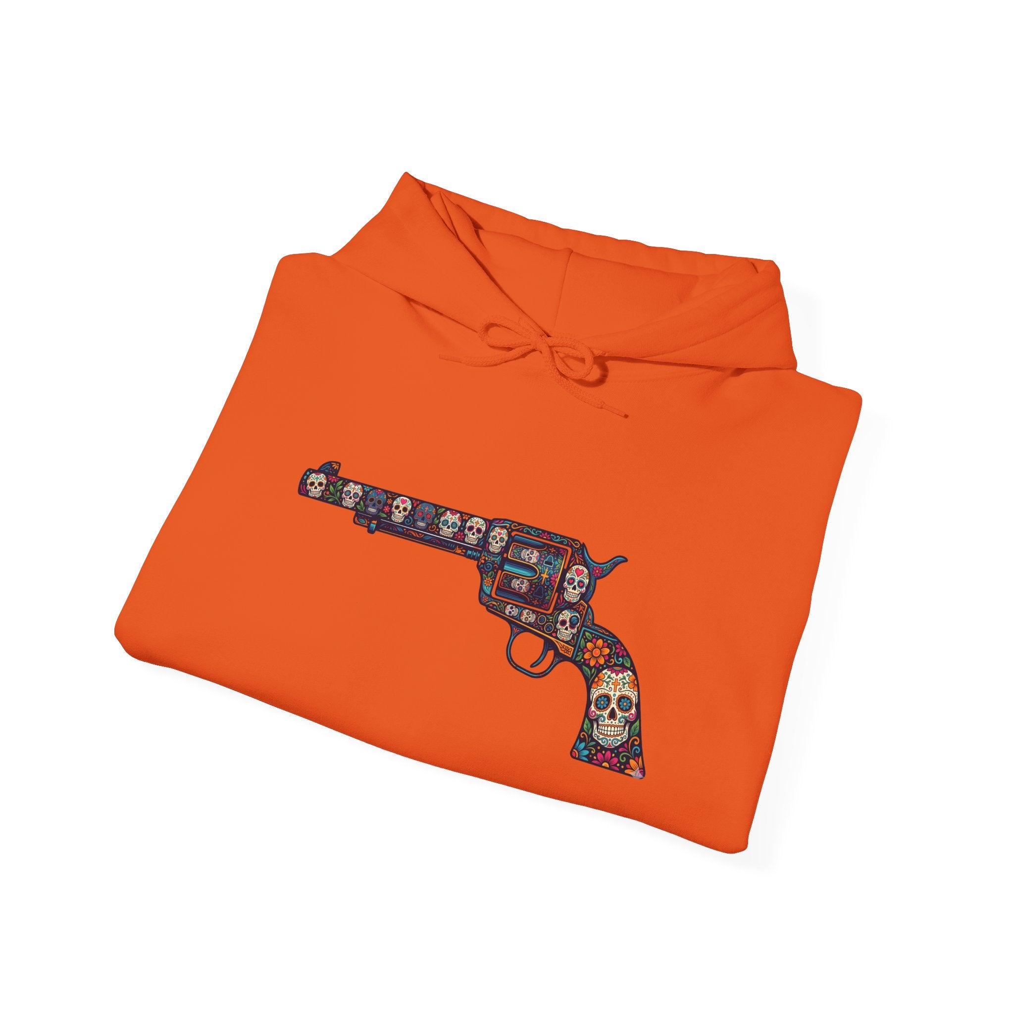 Sugar Skull Revolver Graphic Hoodie