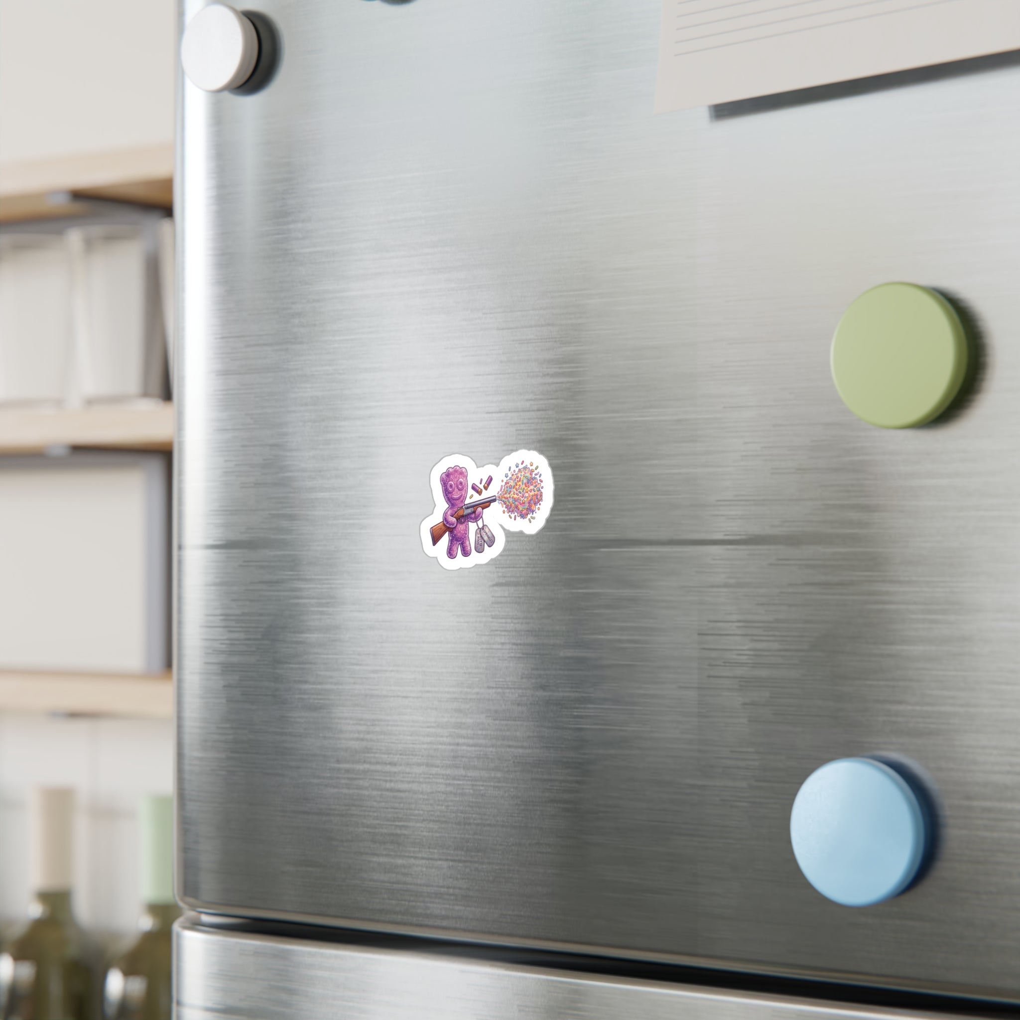 Sour Confetti Sprinkles Vinyl Decal — Cute Candy Shooter Sticker