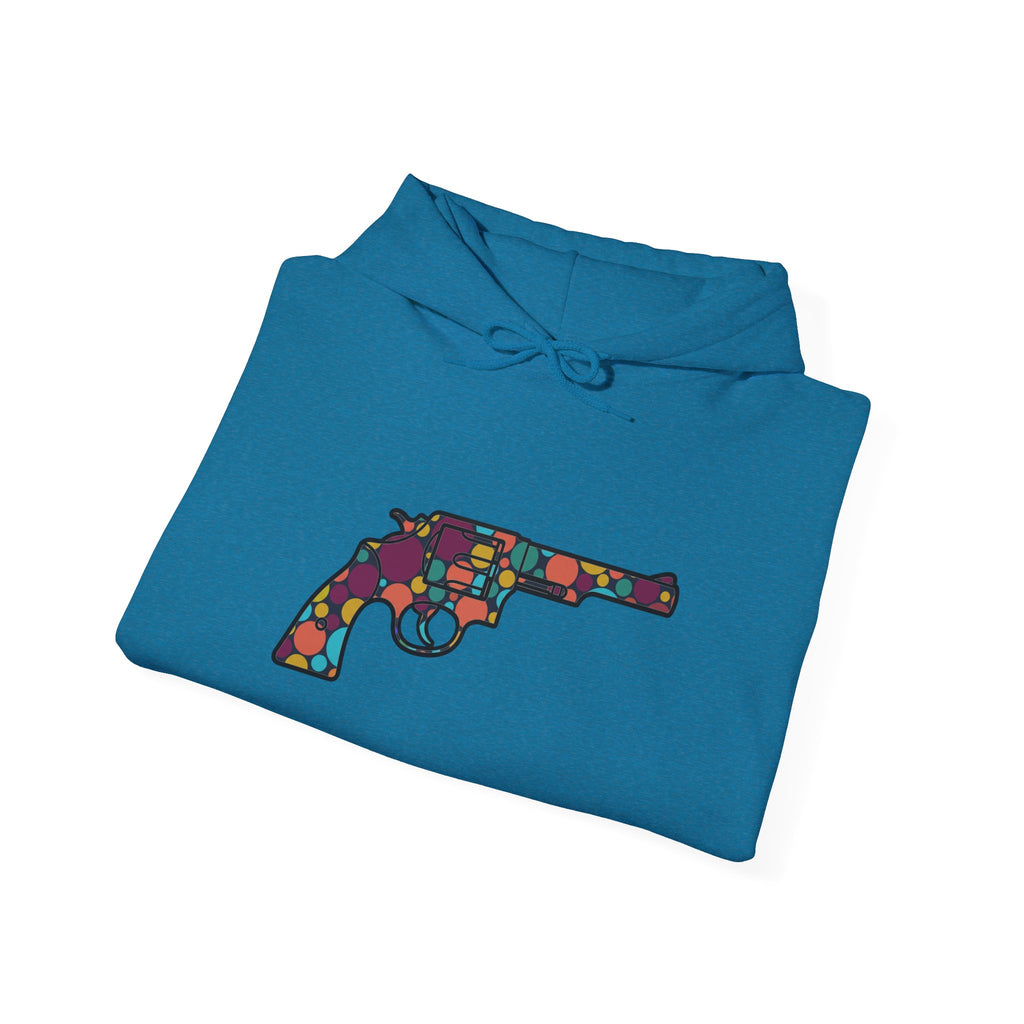 Revolver Dot Silhouette-Hooded Sweatshirt
