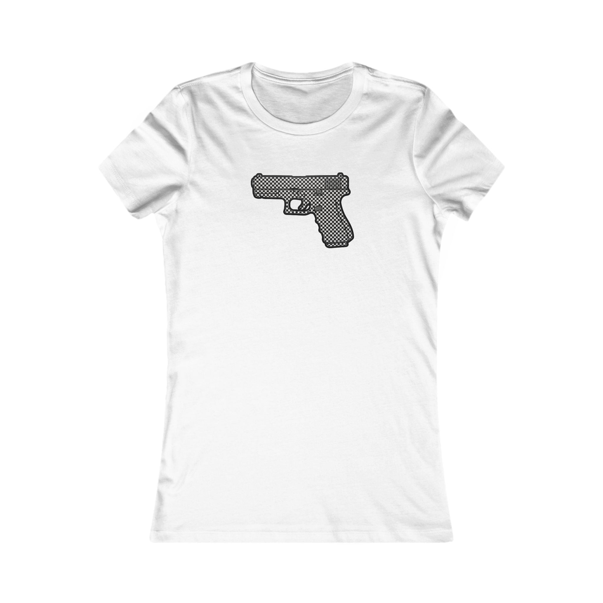 The Checker Collection-Pistol-Woman's T's