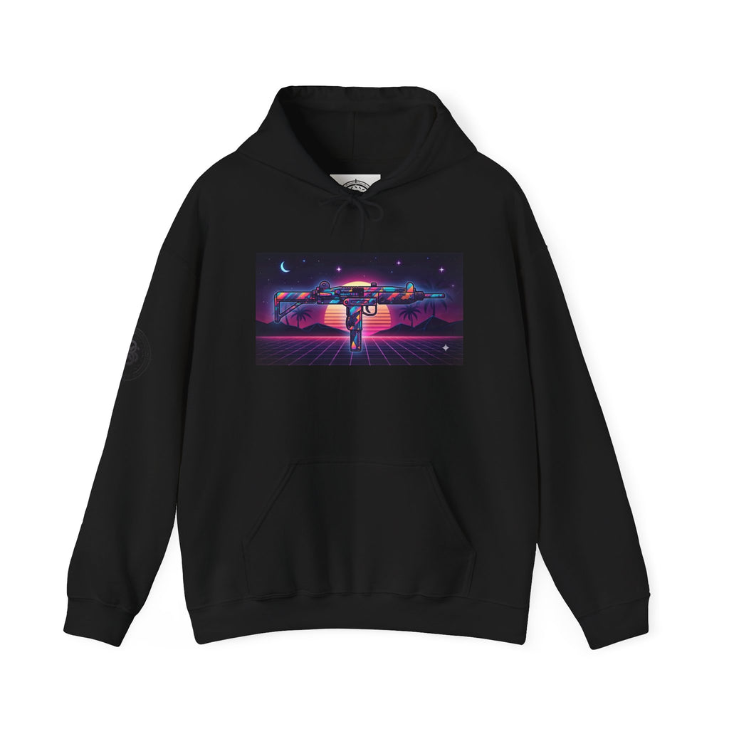 UZI Retro 80's Unisex Heavy Blend™ Hooded Sweatshirt