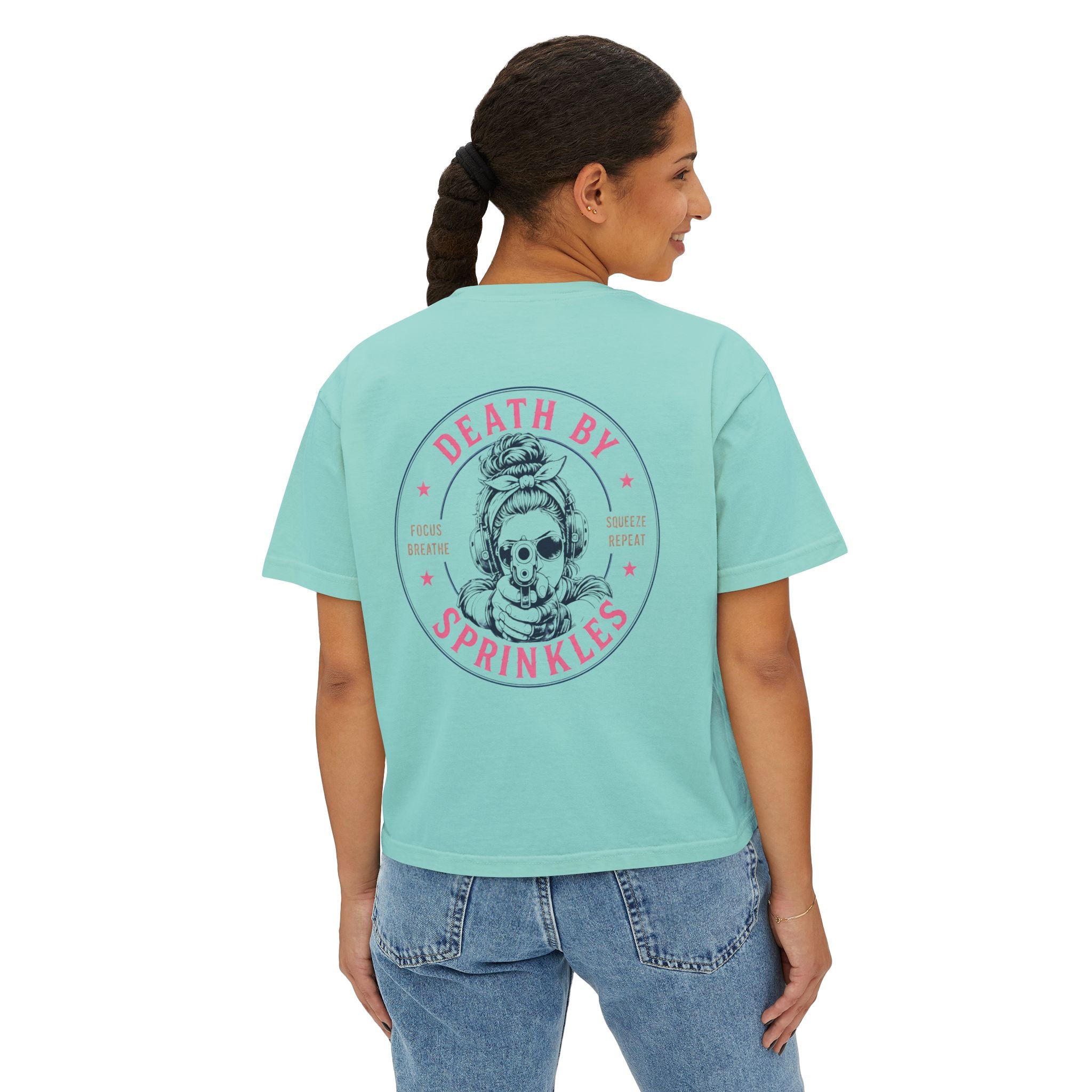 Death By Sprinkles-Women’s Crop T-Shirt