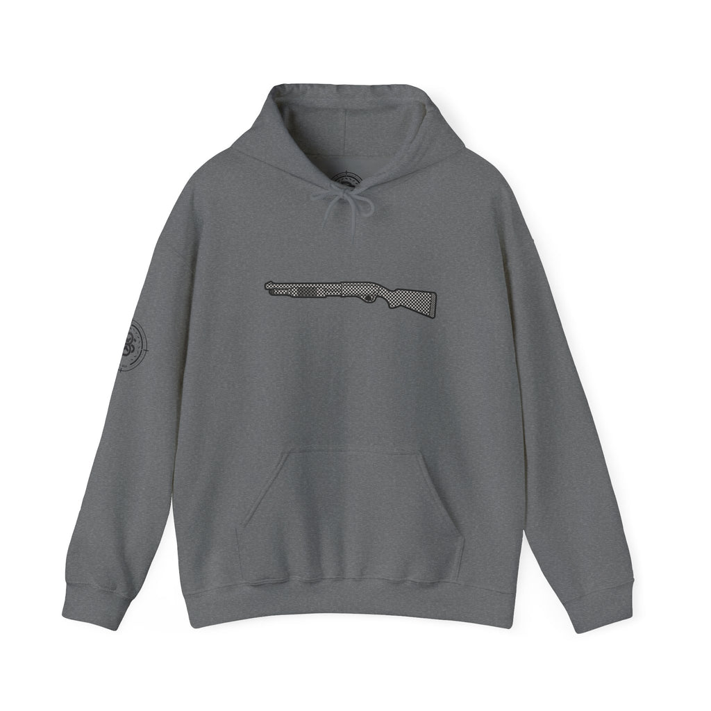 Checkered Shotgun Graphic Hoodie