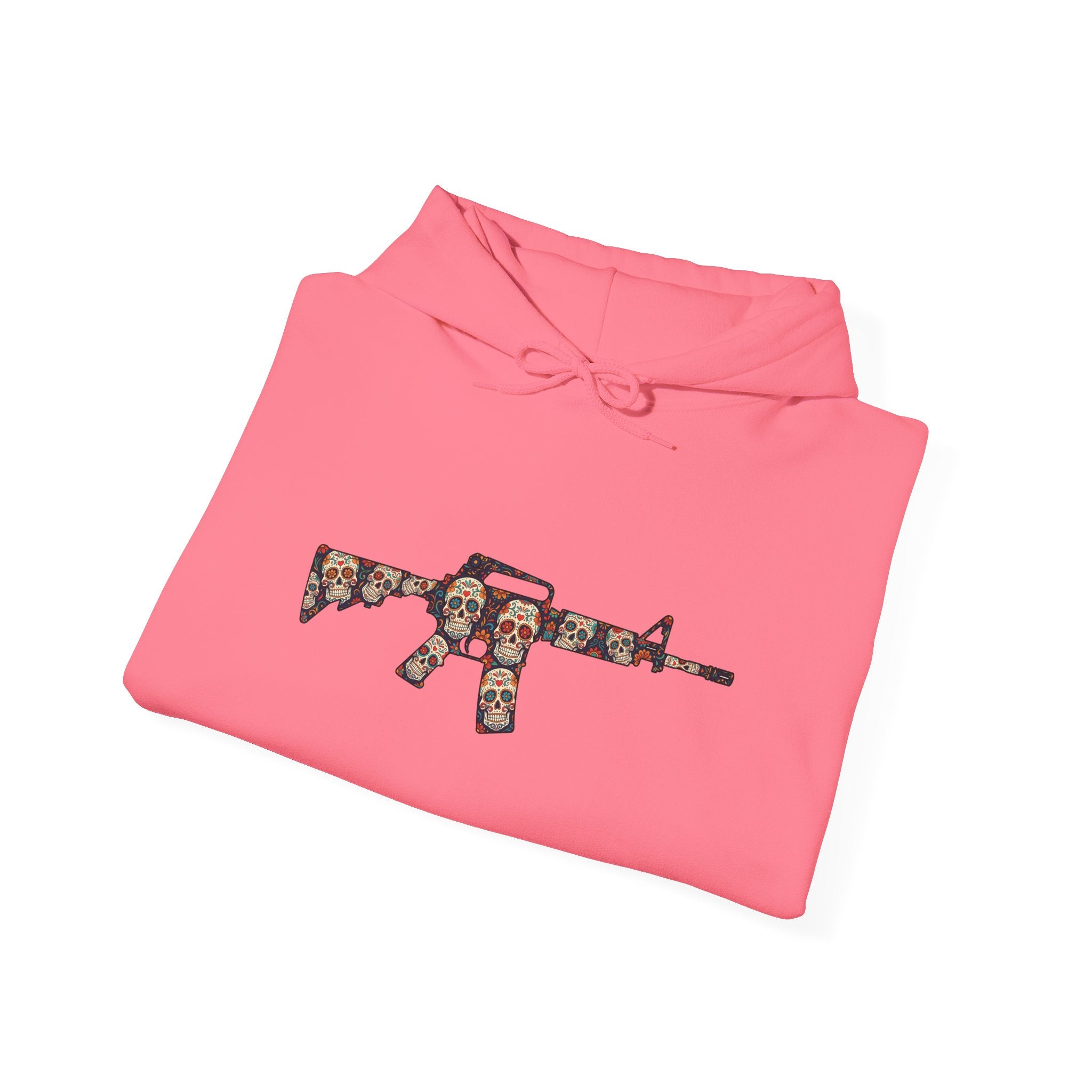 Sugar Skull AR-Style Rifle Graphic Hoodie