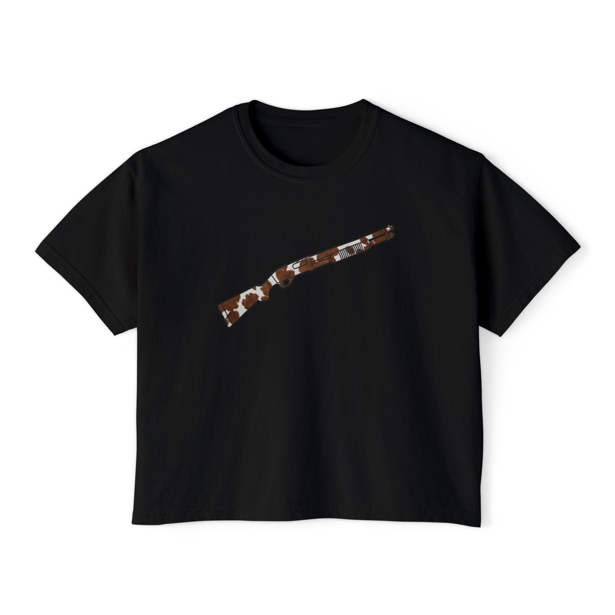 The Cowhide Collection-Shotgun-Women's Boxy Tee