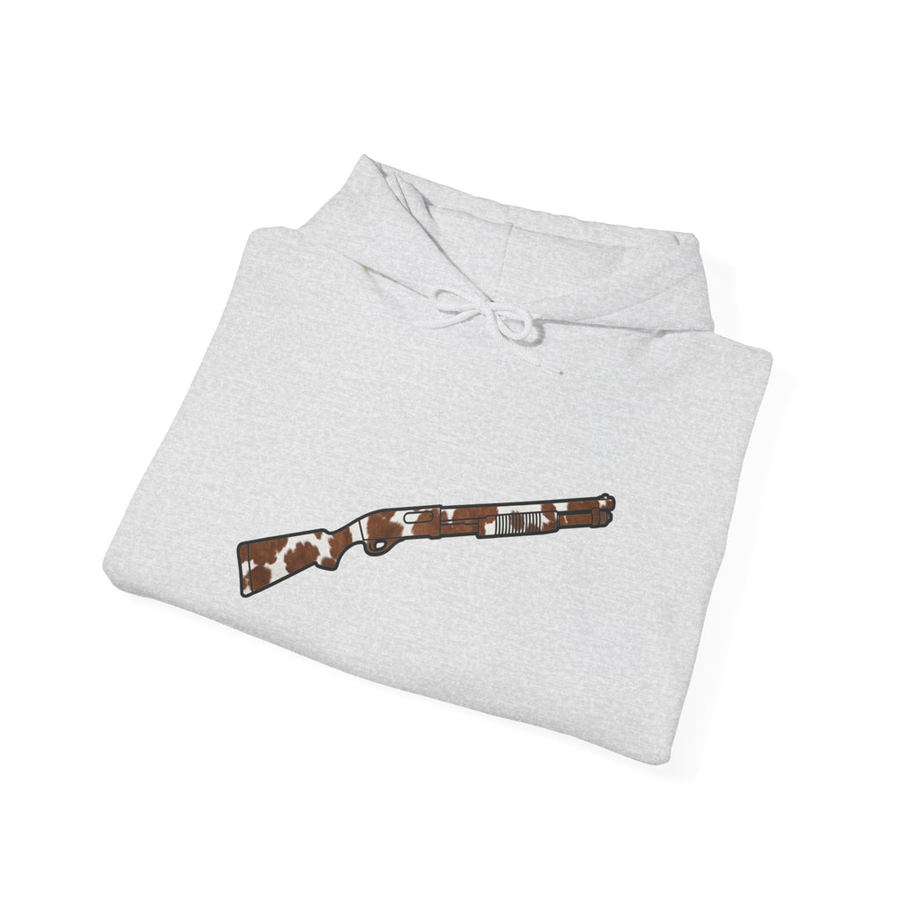Cow Hide Shotgun Silhouette Hoodie
