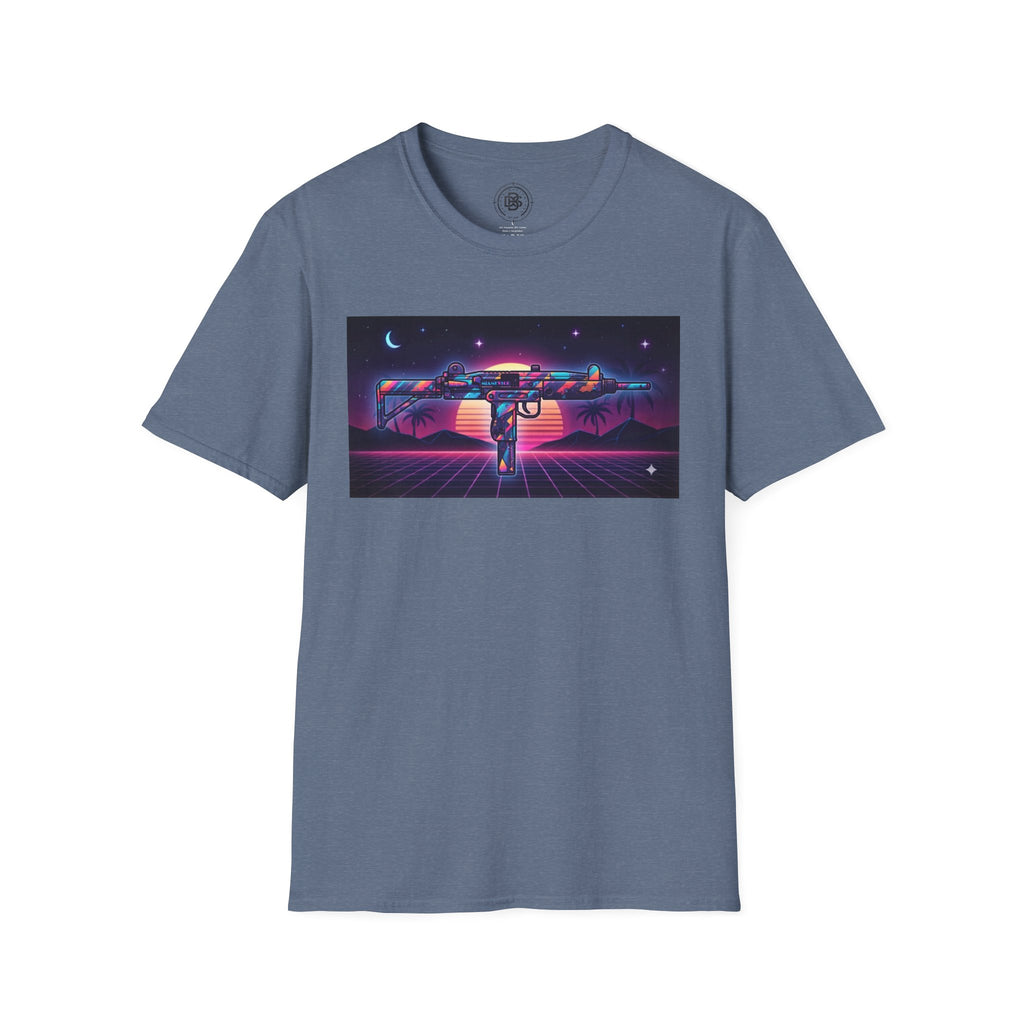 The Men's Collection- 80's Retro UZI-Softstyle T-Shirt