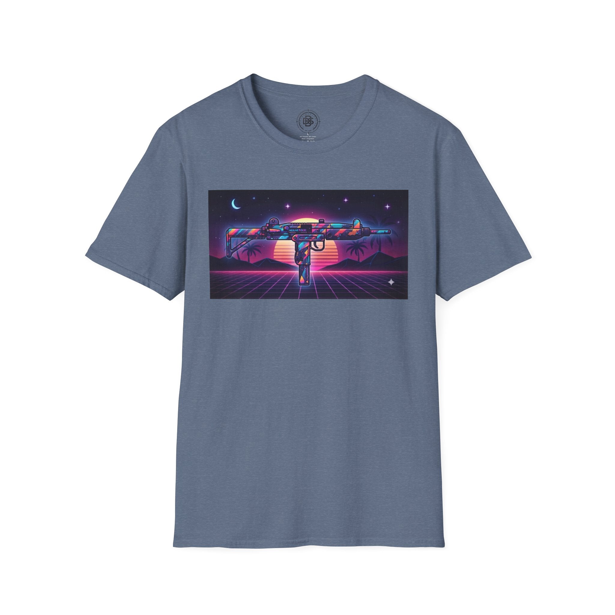 The Men's Collection- 80's Retro UZI-Softstyle T-Shirt