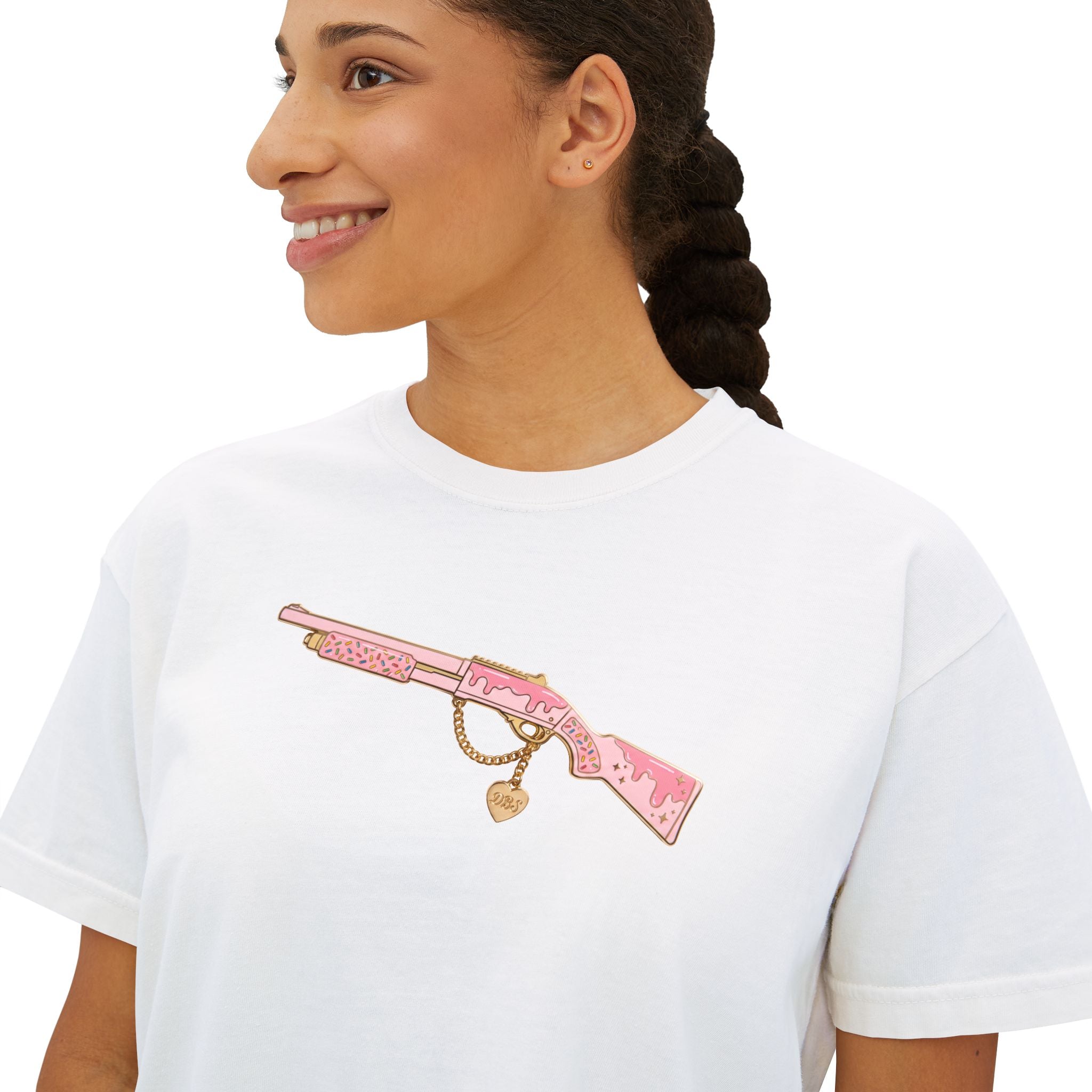 The Signature Sprinkles Collection- Shotgun- Women's Boxy Tee