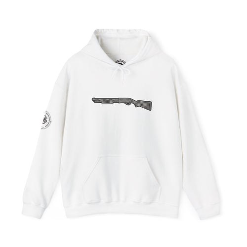 Checkered Shotgun Graphic Hoodie