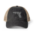 The Checker Collection-Pistol-Women's Washed Mesh-Back Cap