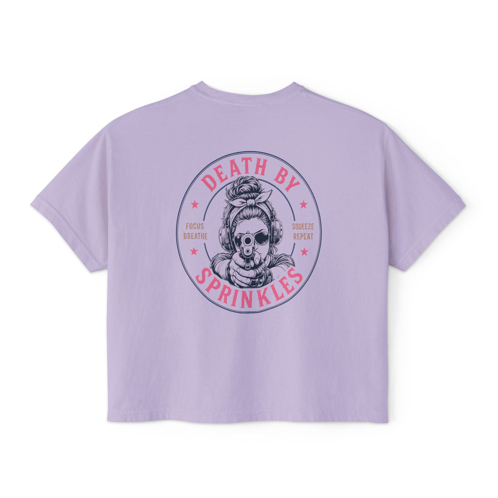 Death By Sprinkles-Women’s Crop T-Shirt