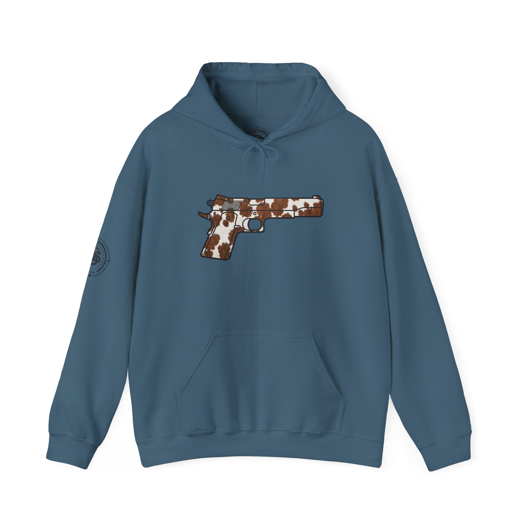 Cowhide Pistol Silhouette Hoodie