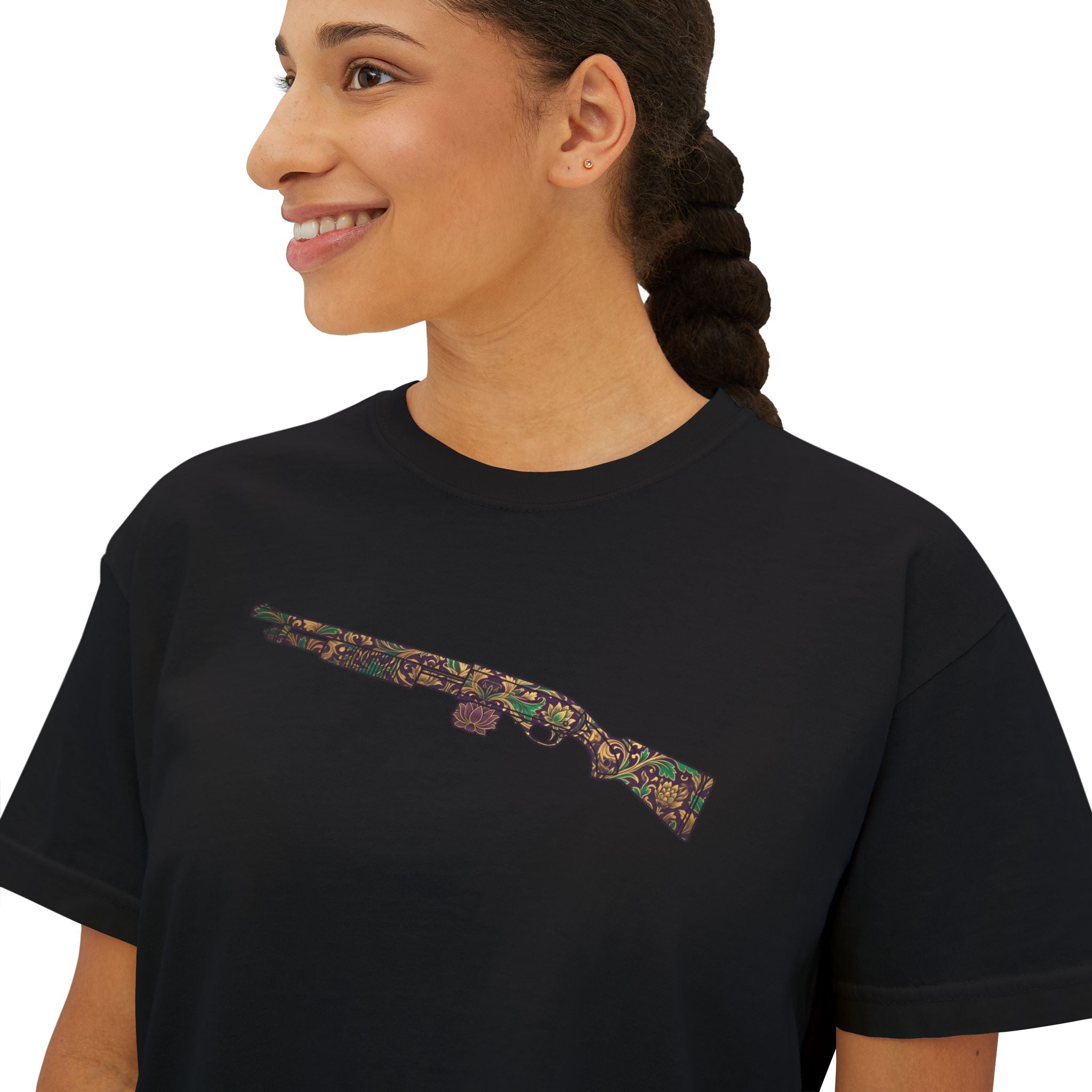 The Floral Collection-Shotgun-Women's Boxy Tee