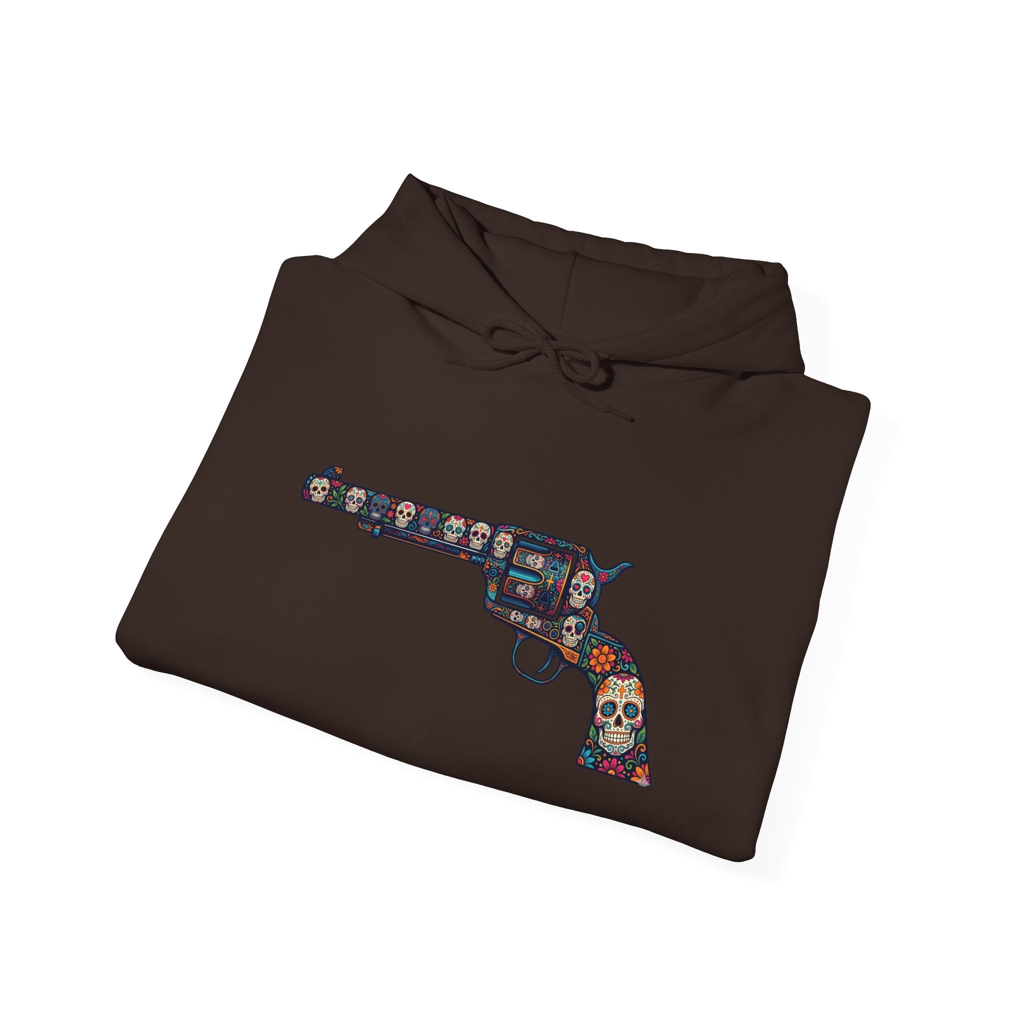 Sugar Skull Revolver Graphic Hoodie