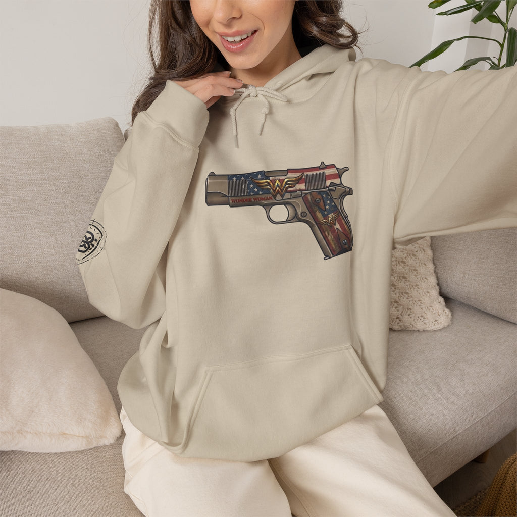 WW emblem Pistol Graphic Hoodie