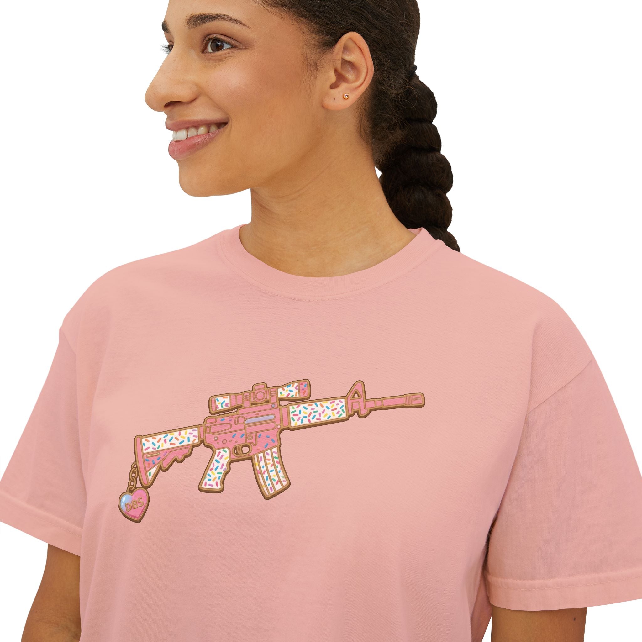 The Signature Sprinkles- AR Rifle- Women's Boxy Tee