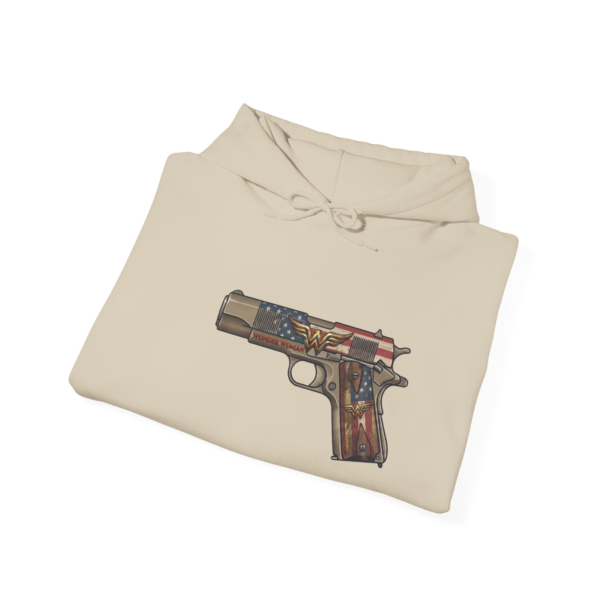 WW emblem Pistol Graphic Hoodie