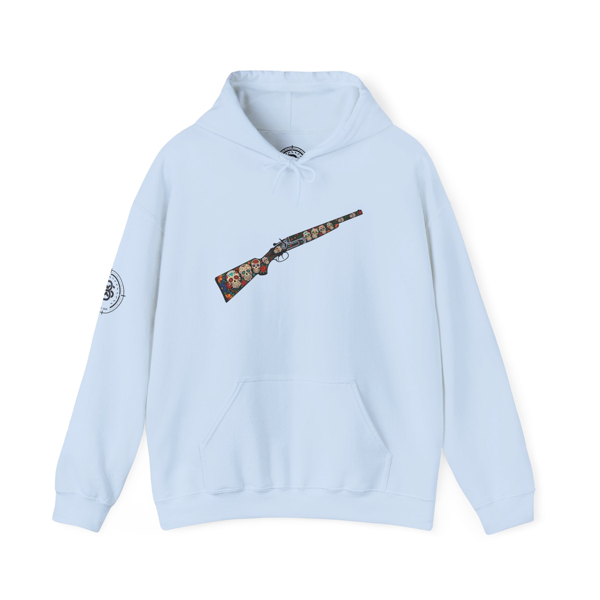 Sugar Skull Shotgun Graphic Hoodie