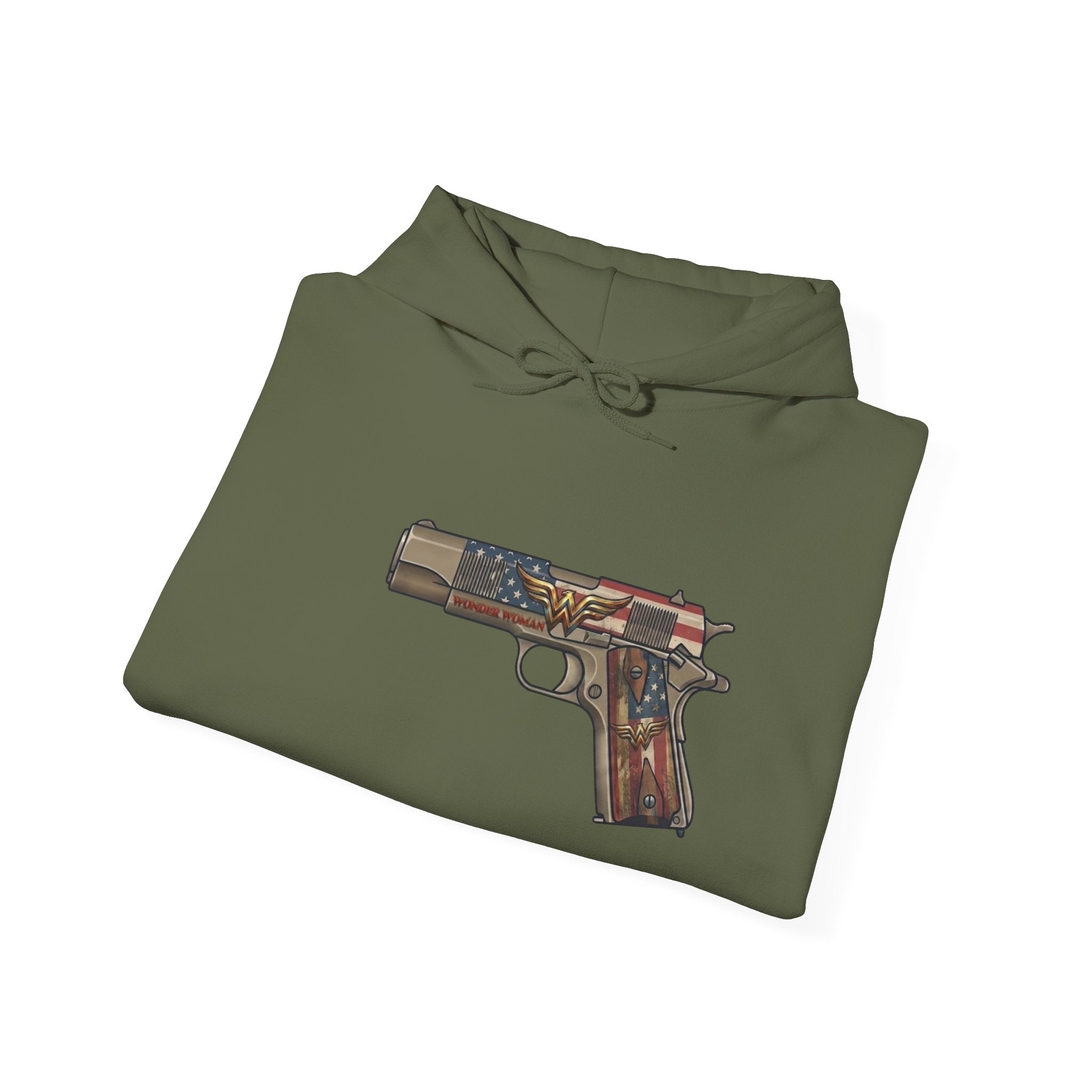 WW emblem Pistol Graphic Hoodie