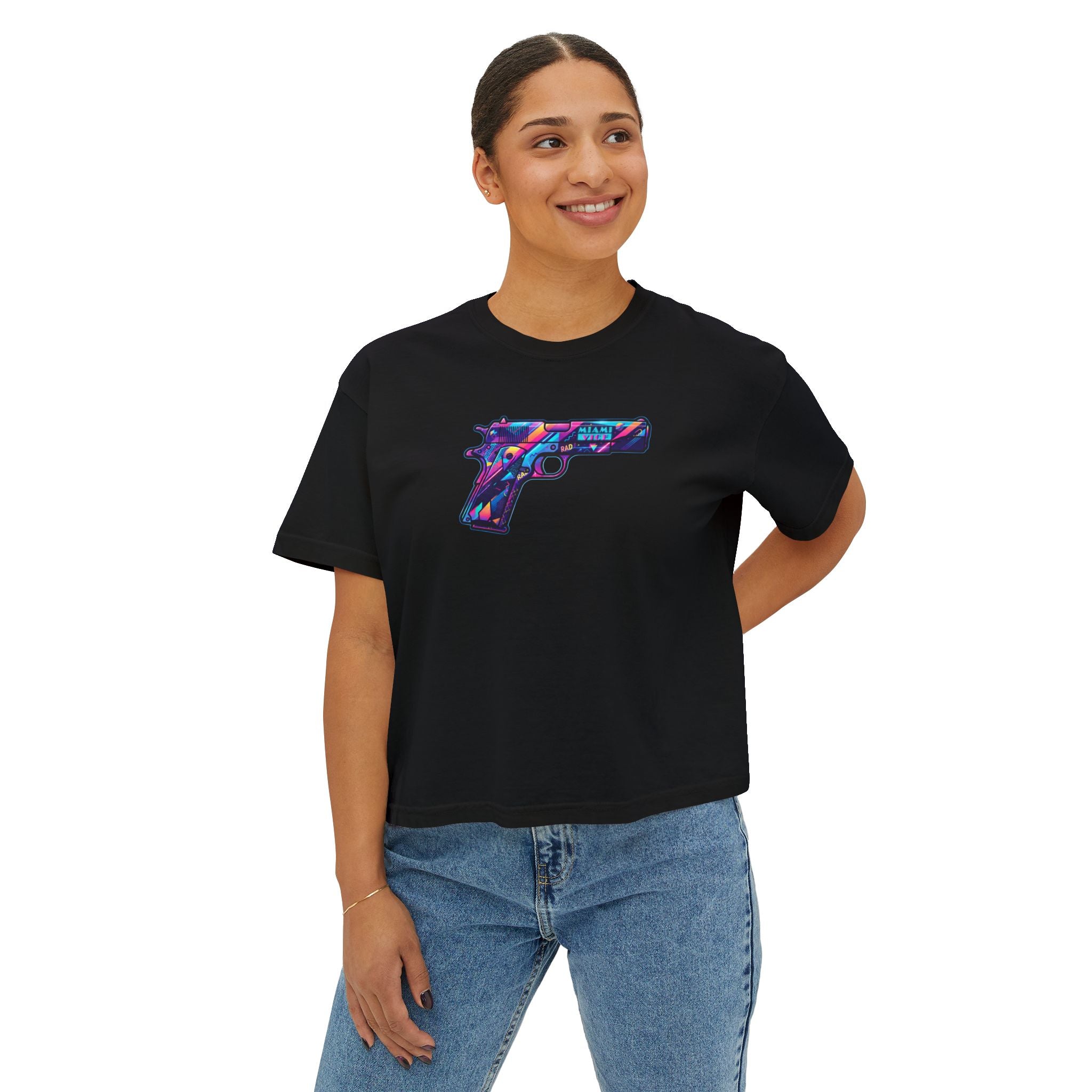 The Retro Collection-Pistol-Women's Boxy Tee