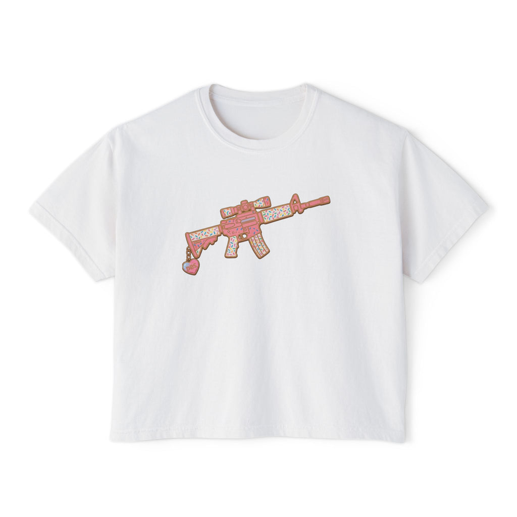 The Signature Sprinkles- AR Rifle- Women's Boxy Tee