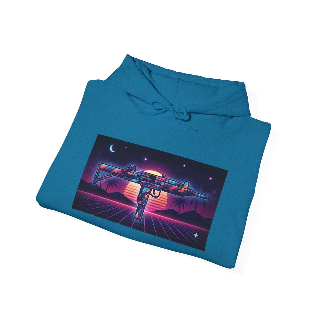 UZI Retro 80's Unisex Heavy Blend™ Hooded Sweatshirt
