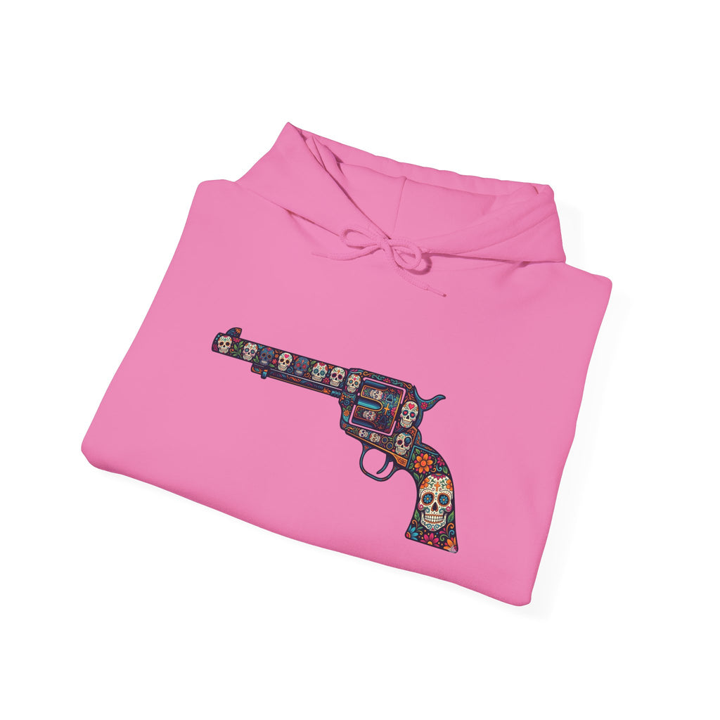 Sugar Skull Revolver Graphic Hoodie