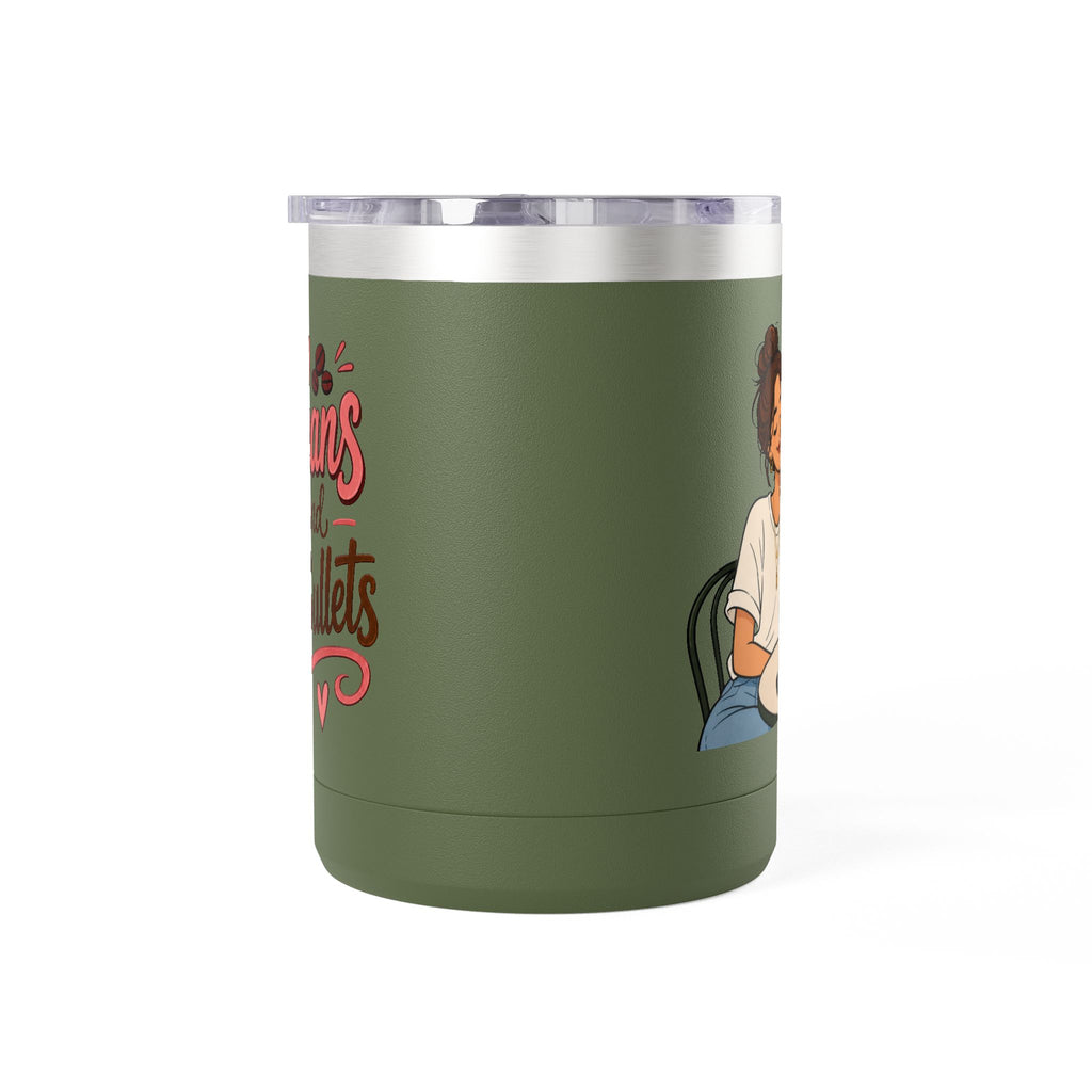 Beans and Bullets-15oz Travel Mug Tumbler