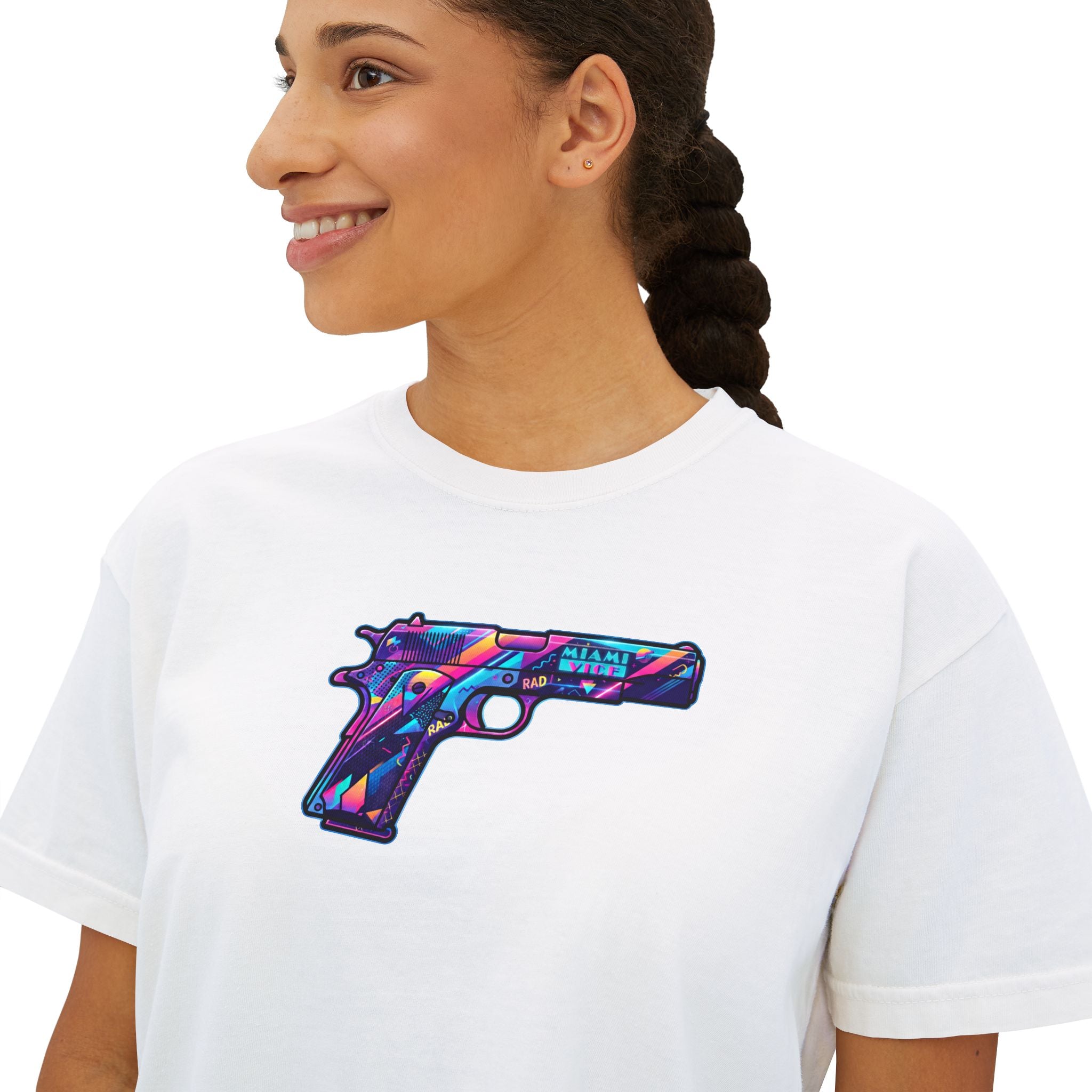 The Retro Collection-Pistol-Women's Boxy Tee
