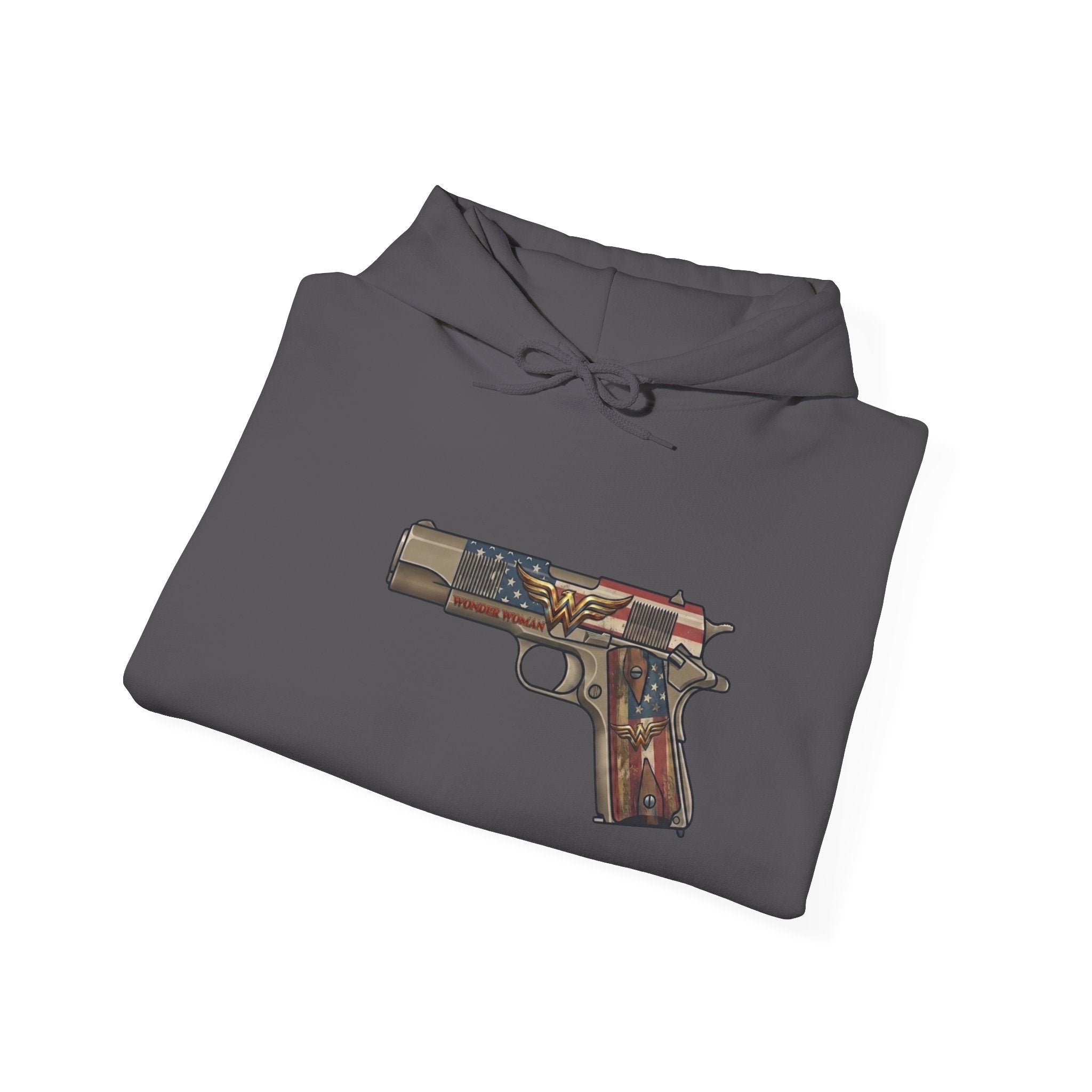 WW emblem Pistol Graphic Hoodie