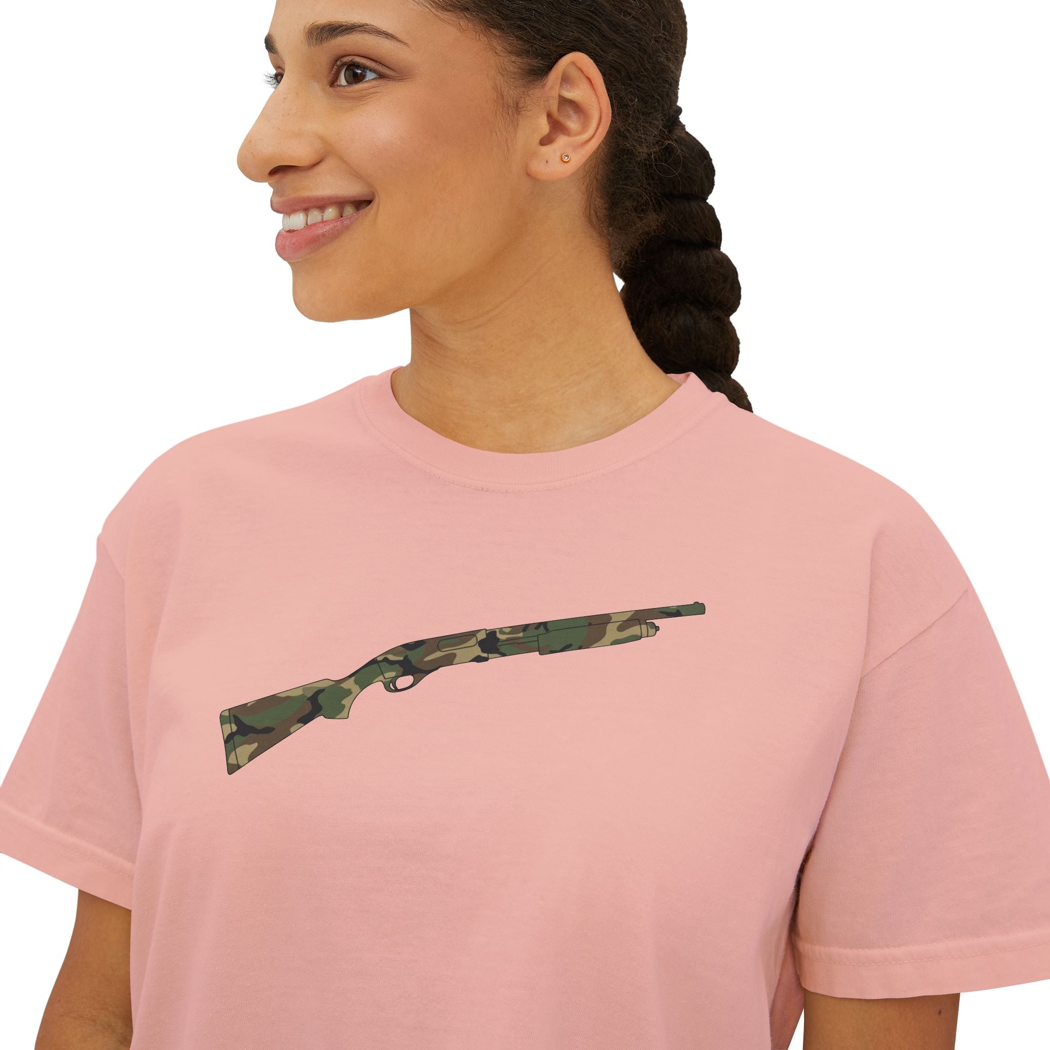 The Camo Collection-Shotgun-Women's Boxy Tee