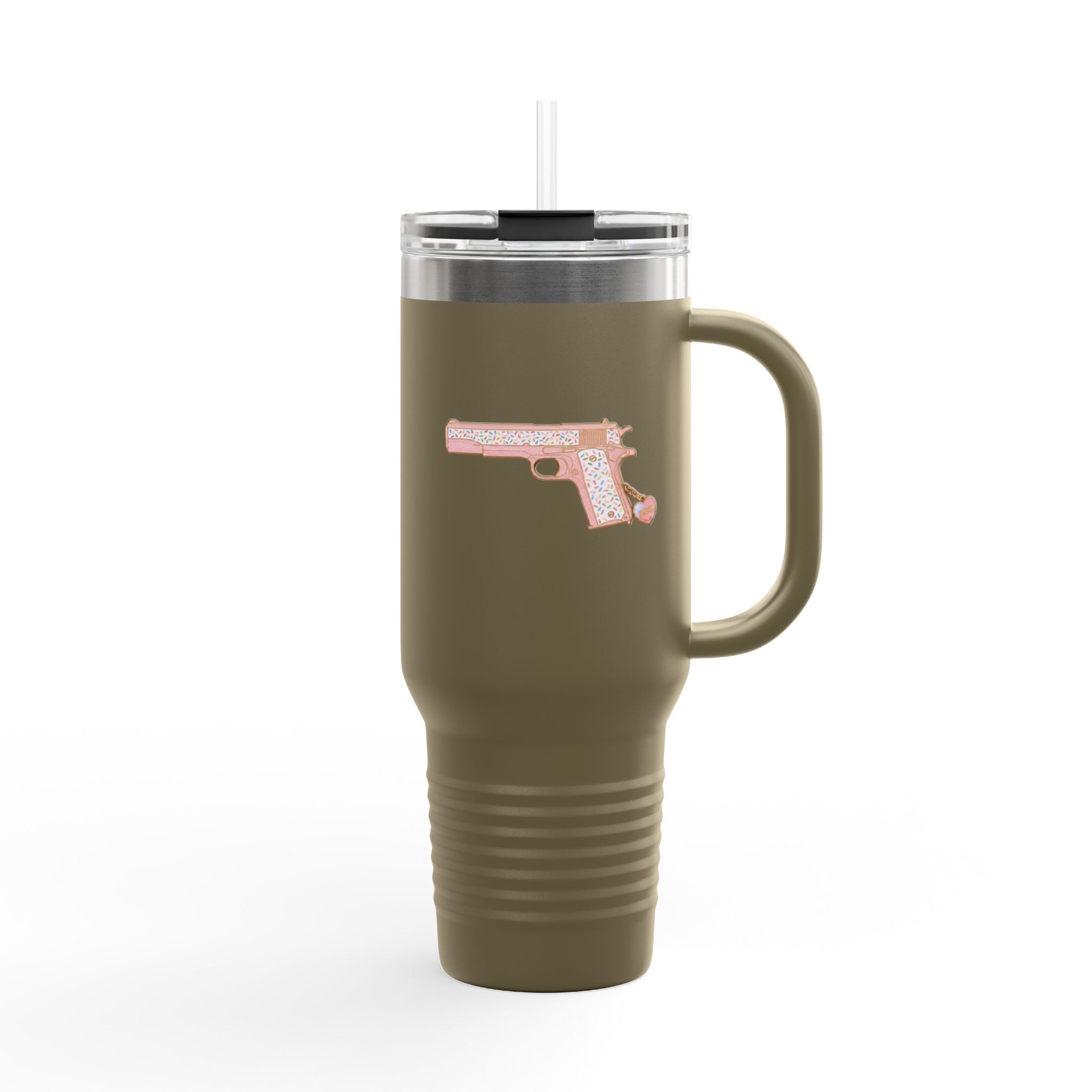 The Sprinkles Collection-1911 Pistol-40oz Insulated Travel Mug