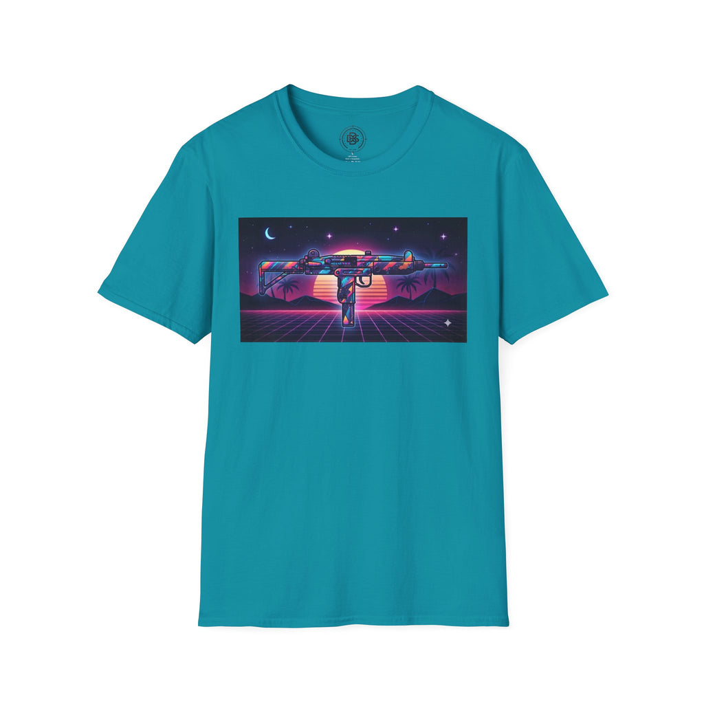 The Men's Collection- 80's Retro UZI-Softstyle T-Shirt