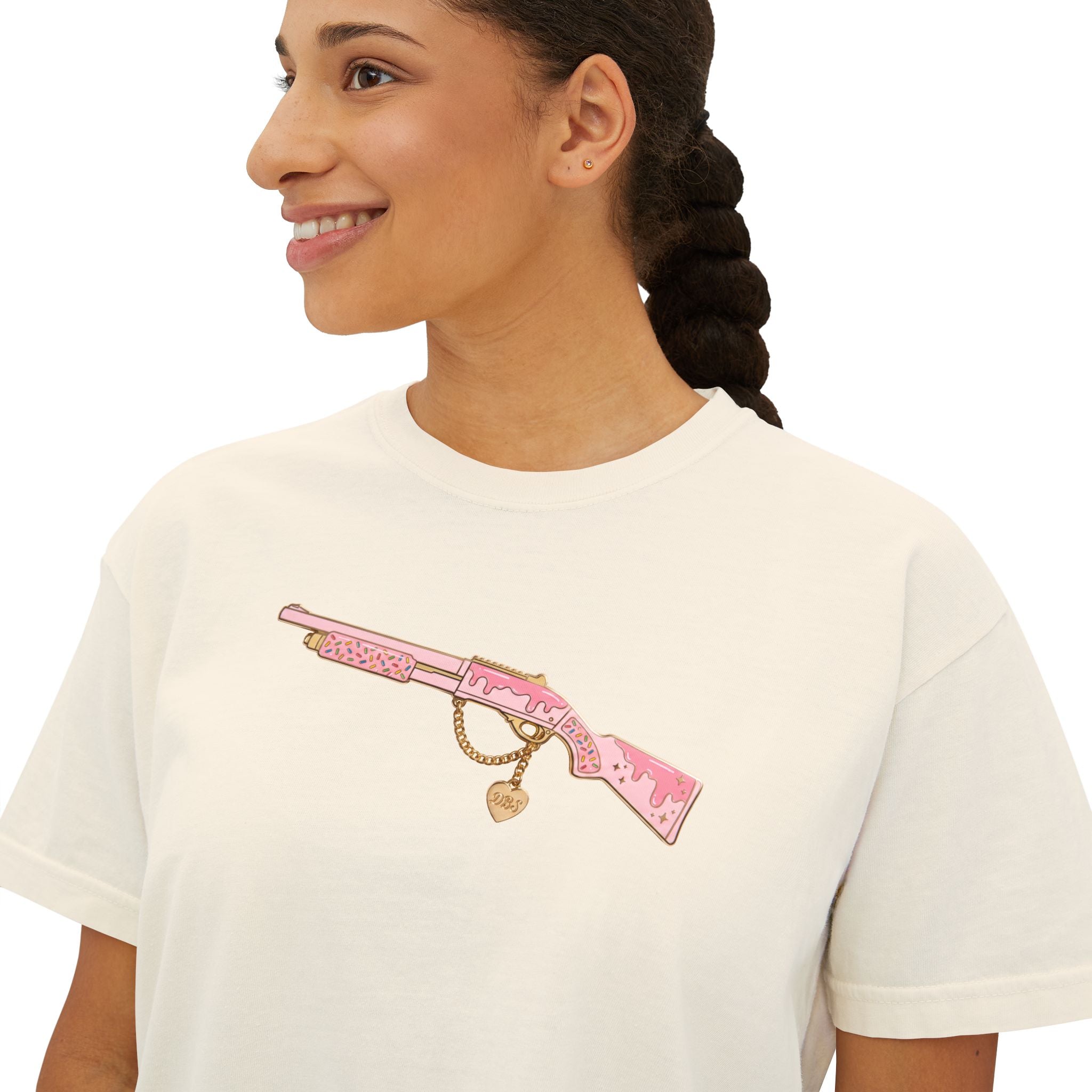 The Signature Sprinkles Collection- Shotgun- Women's Boxy Tee