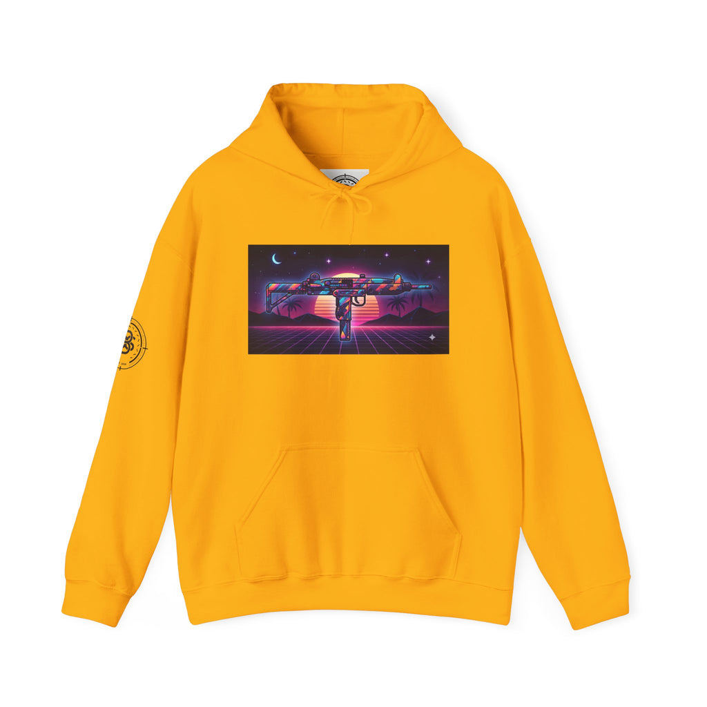 UZI Retro 80's Unisex Heavy Blend™ Hooded Sweatshirt