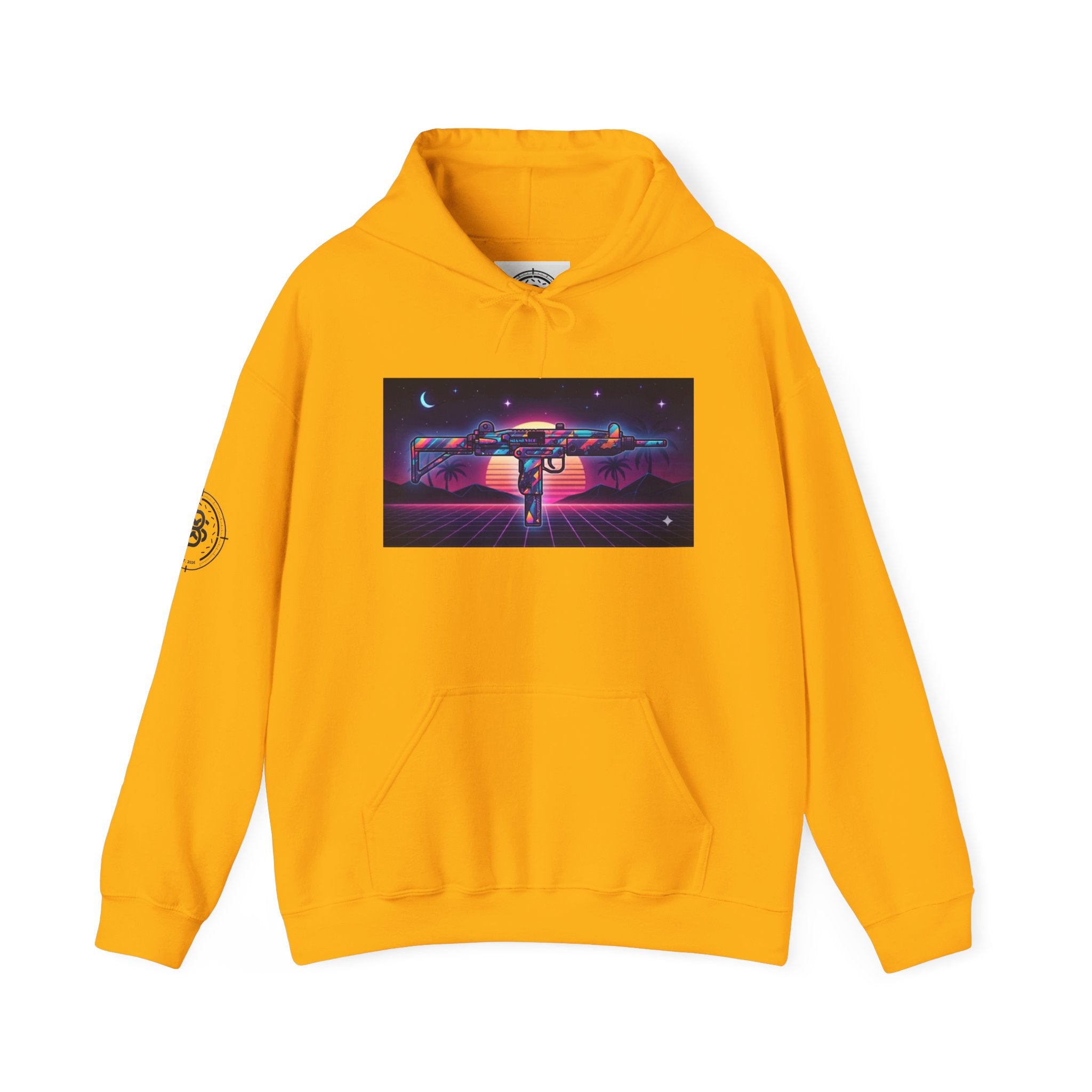 UZI Retro 80's Unisex Heavy Blend™ Hooded Sweatshirt