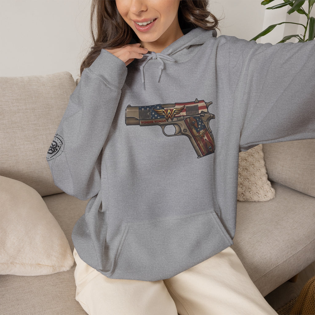 WW emblem Pistol Graphic Hoodie