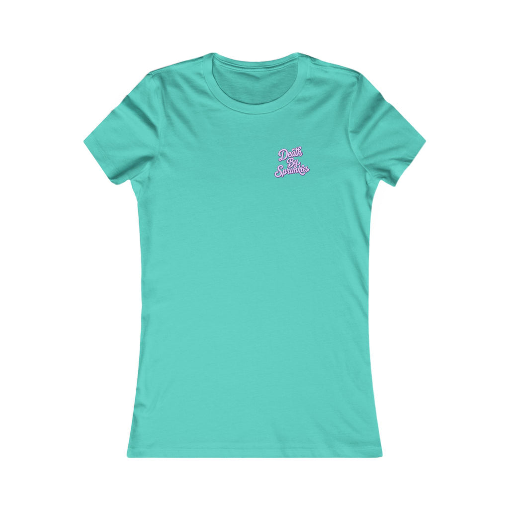 Women's Tee - Pink Teddy Bear Graphic